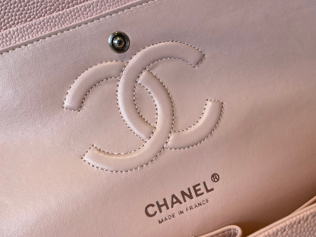 [TOP] CHANEL Classic Flap Bag Caviar Medium 25.5cm – 2 Colors