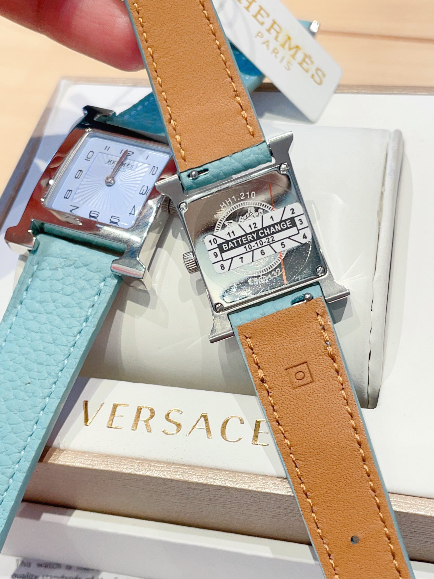 [TOP] HERMES Heure H Watch 21/26mm - Blue