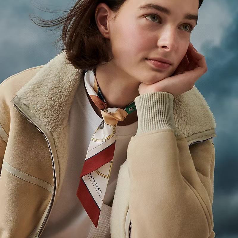 [TOP] HERMES Twilly Springs Springs Twilly 86 x 5 cm - Four Colours