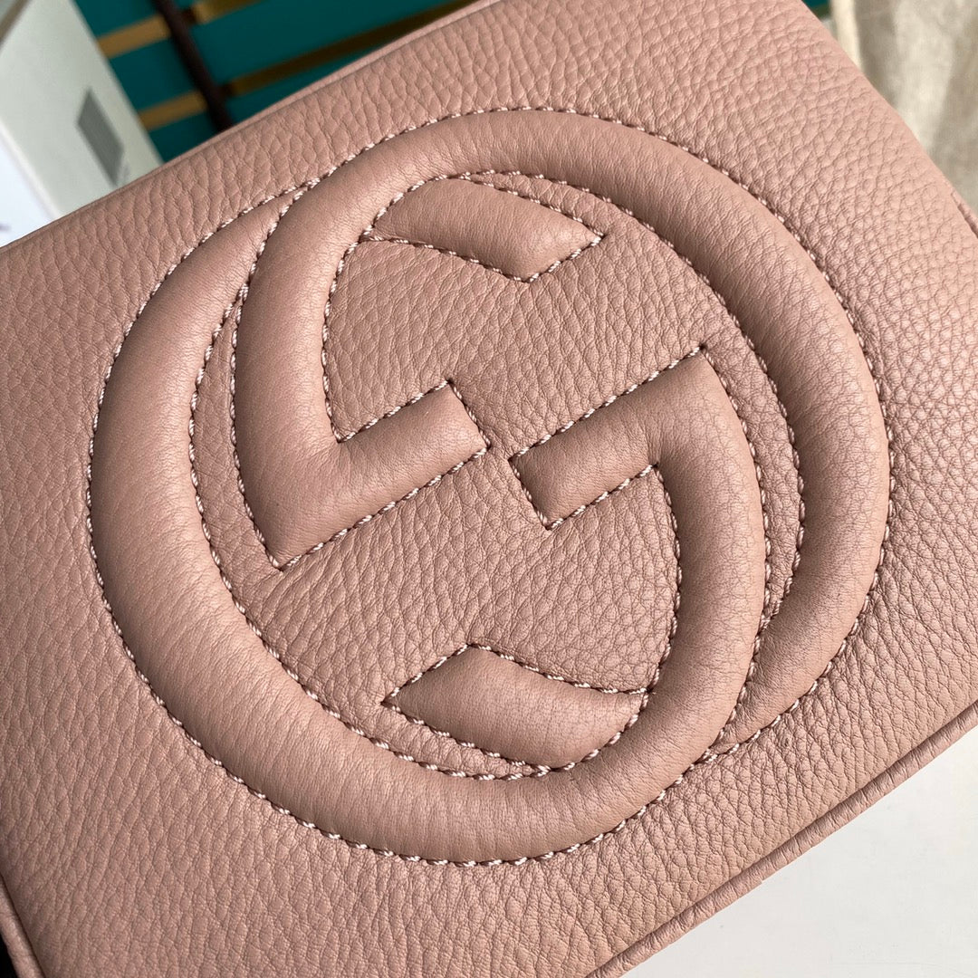 [TOP] GUCCI Soho Bag - Dusty Pink