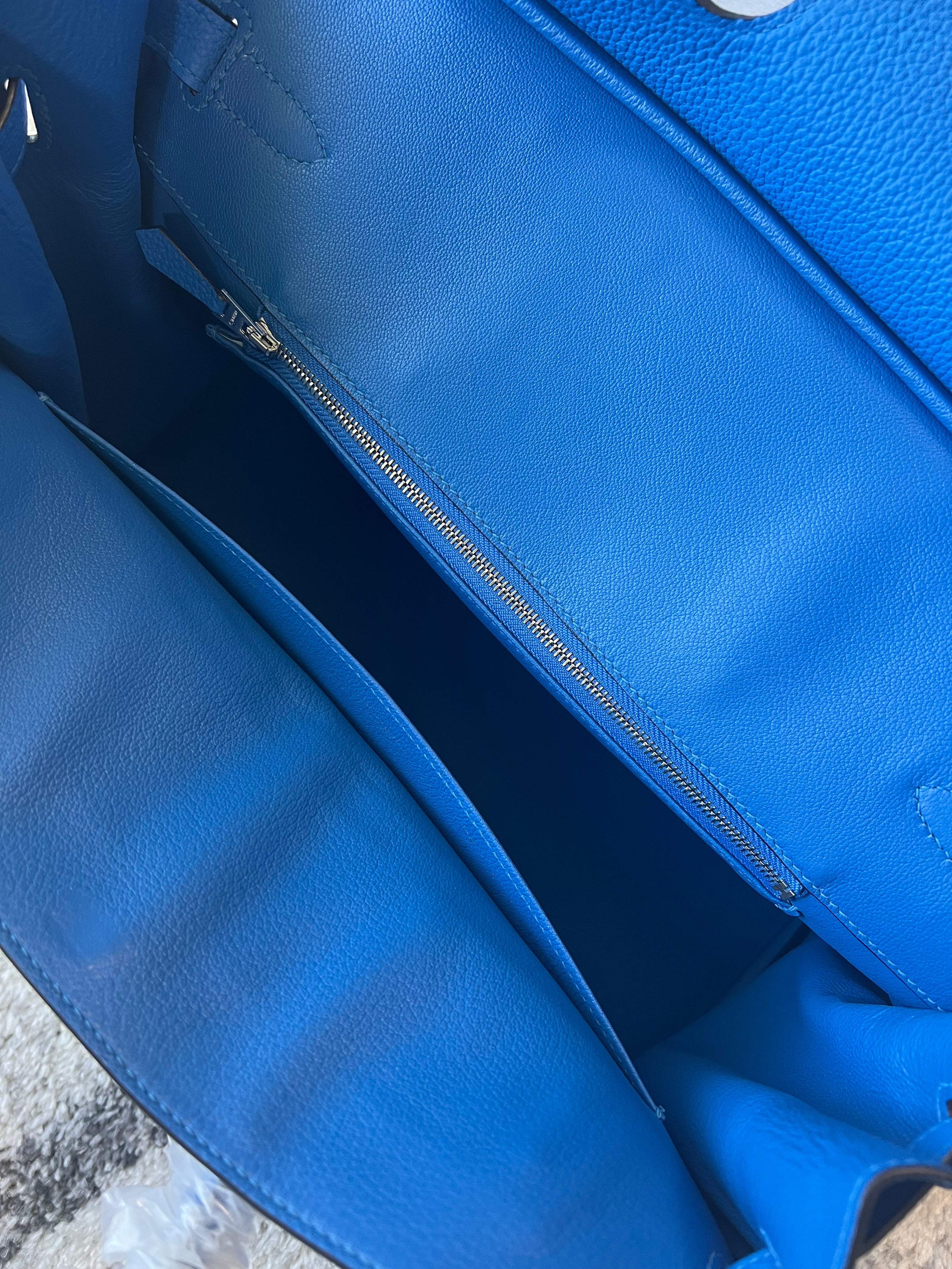 [TOP] HERMES Birkin w PHW 35cm - Royal Blue