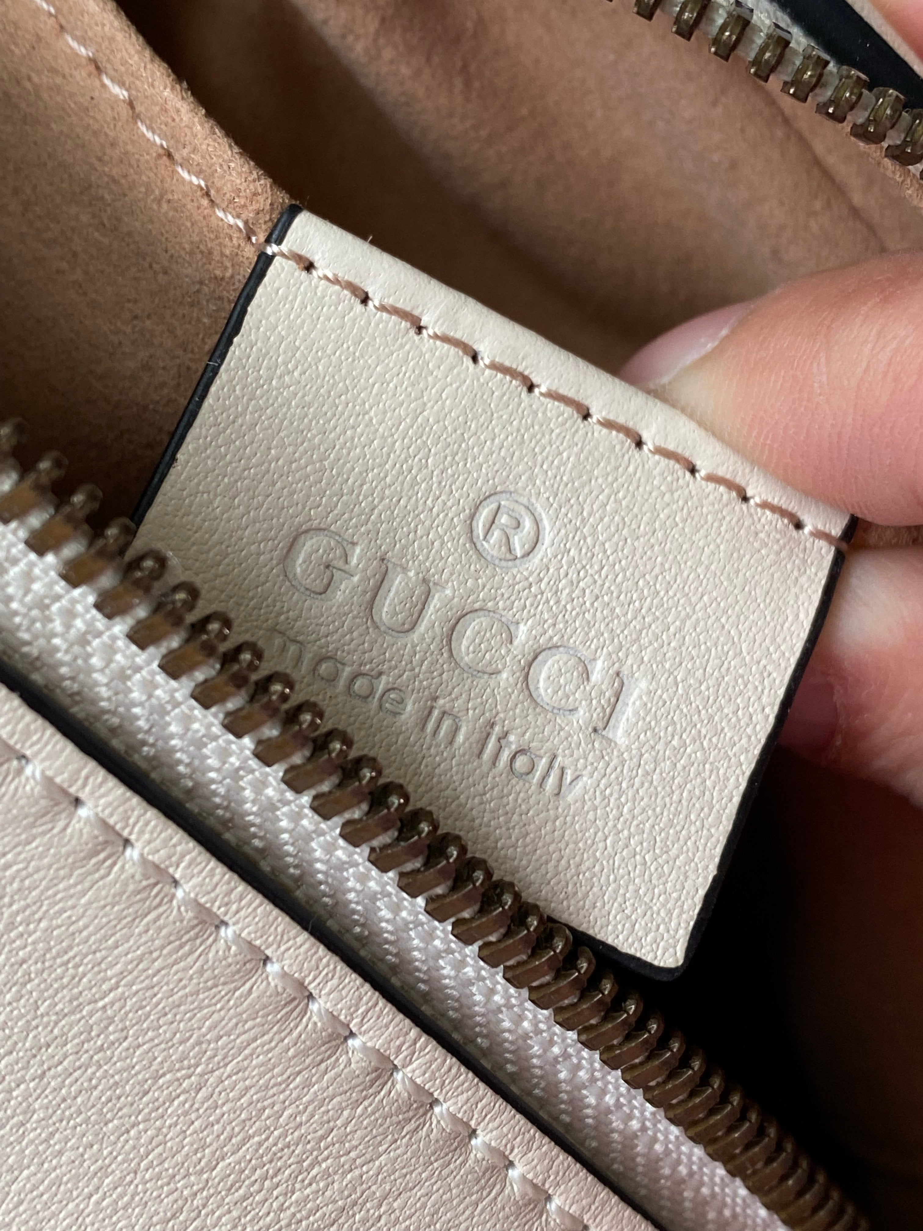 [TOP] GUCCI GG Marmont Bag Matelasse Crossbody Small 26*15*7 - Ivory