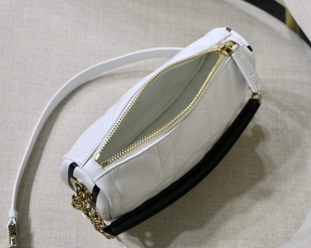 [TOP] Christian Dior Vibe Hobo Bag Small - White