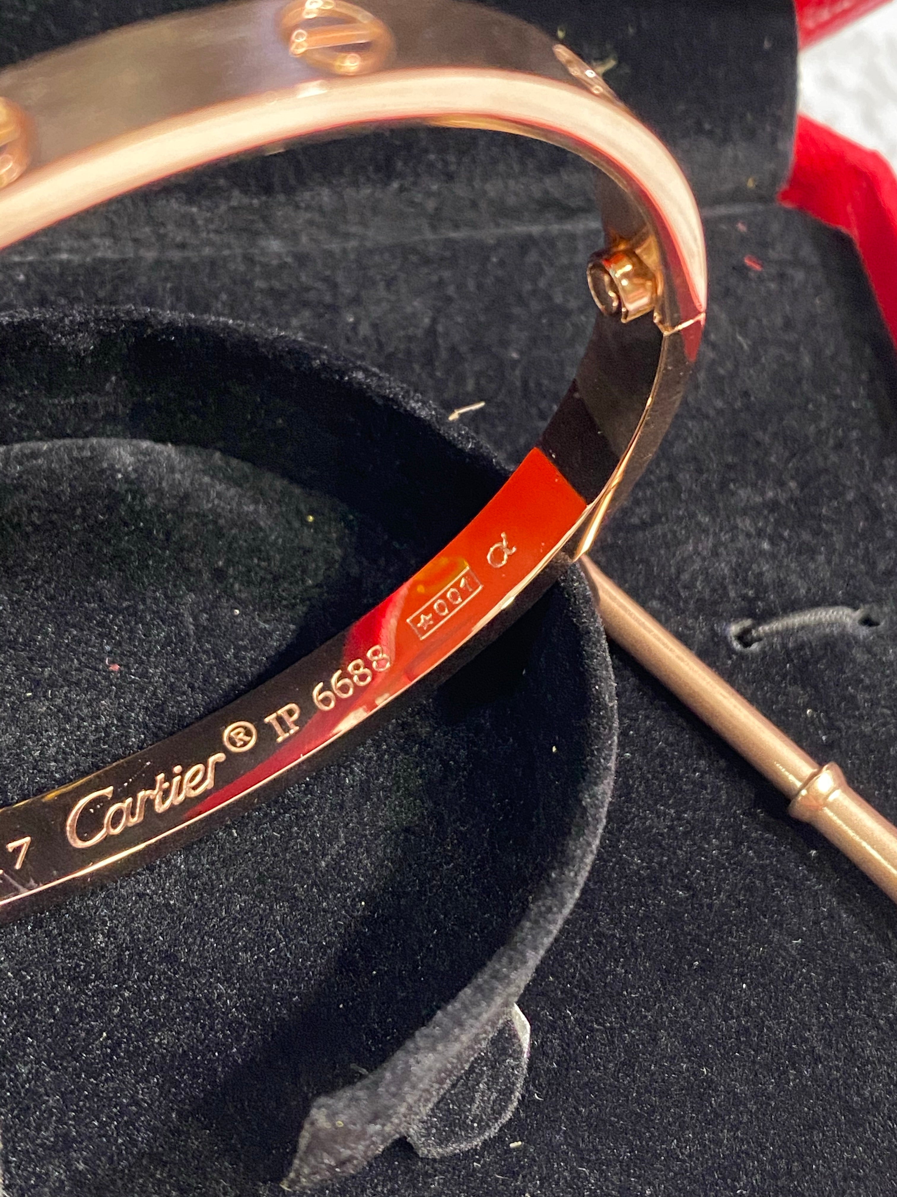 [TOP] Cartier Love Bracelet Rose Gold