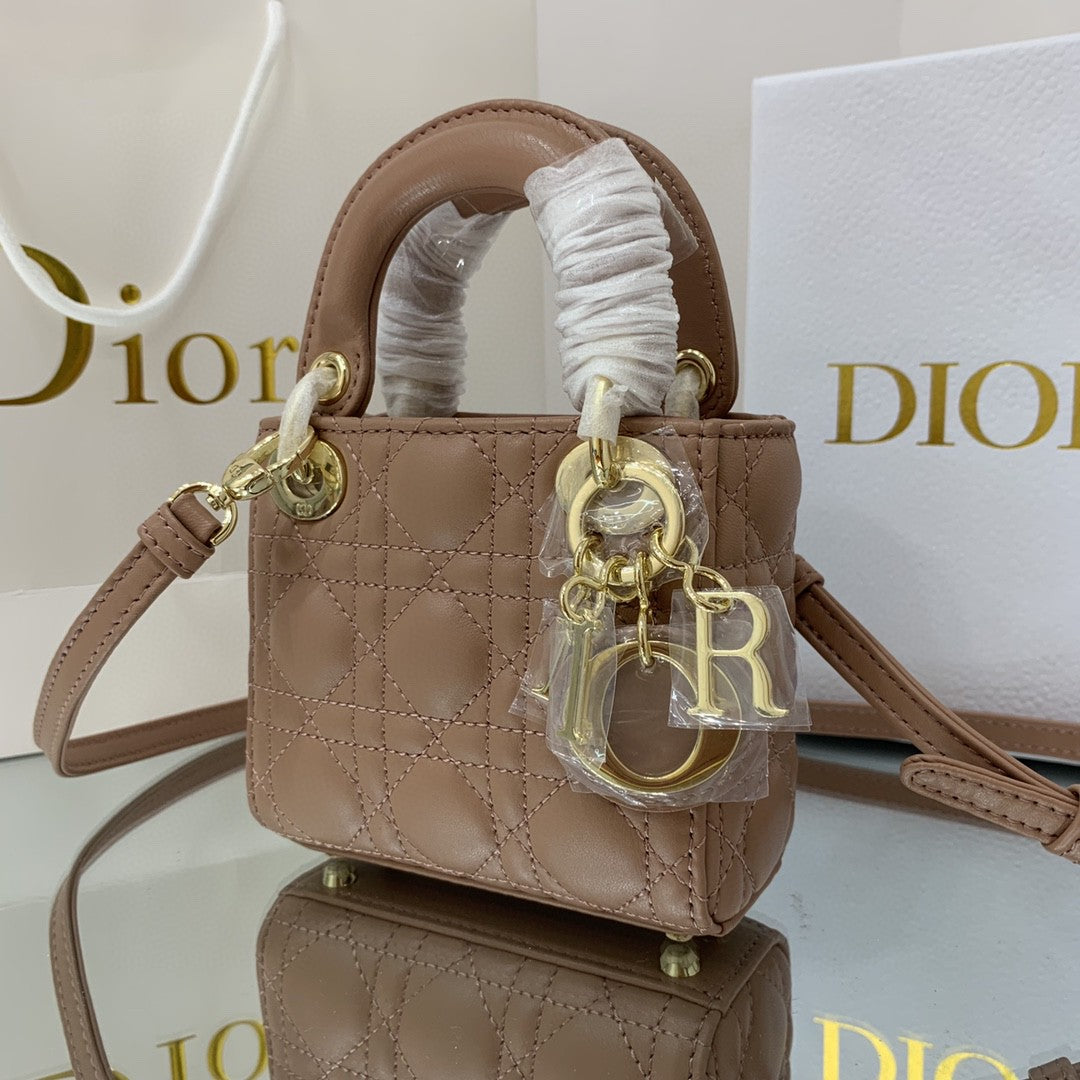 [TOP] Christian Dior Micro Lady Christian Dior Bag Cannage - Rose Des Vent