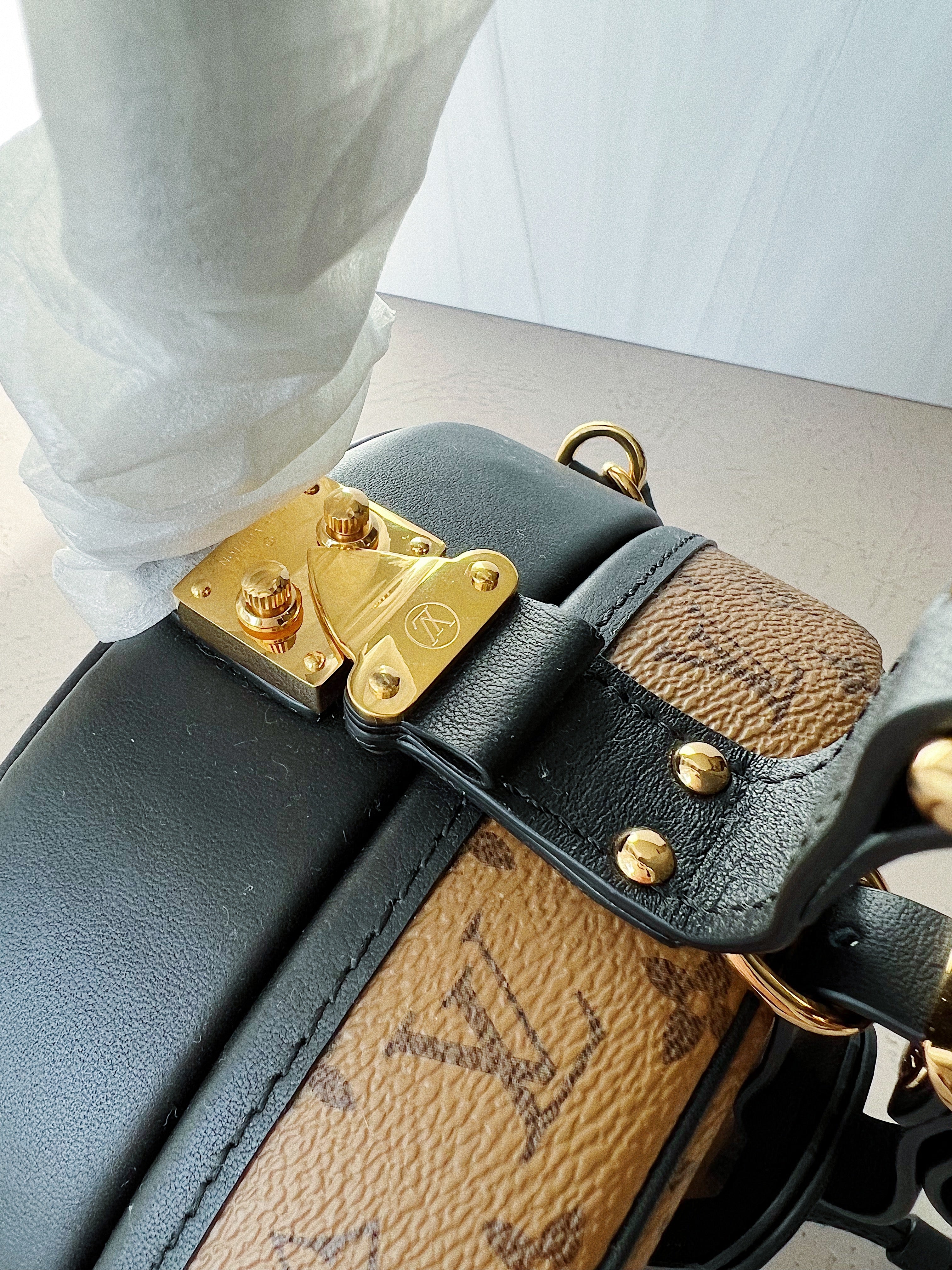 [TOP] Louis Vuitton LV Reverse Monogram Petit Boite Chapeau 22 ×8×20CM- Black