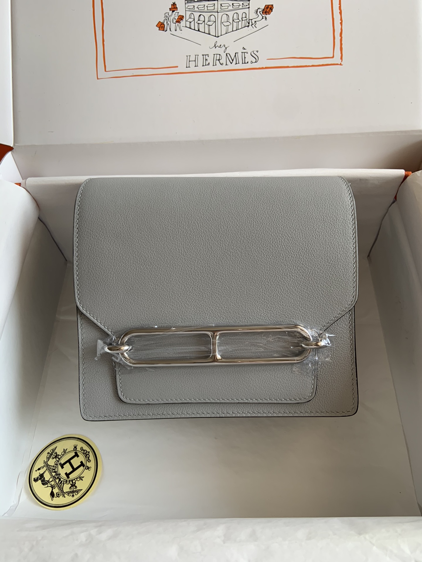 [TOP] HERMES Roulis Evercolor 19cm - Glacier Blue