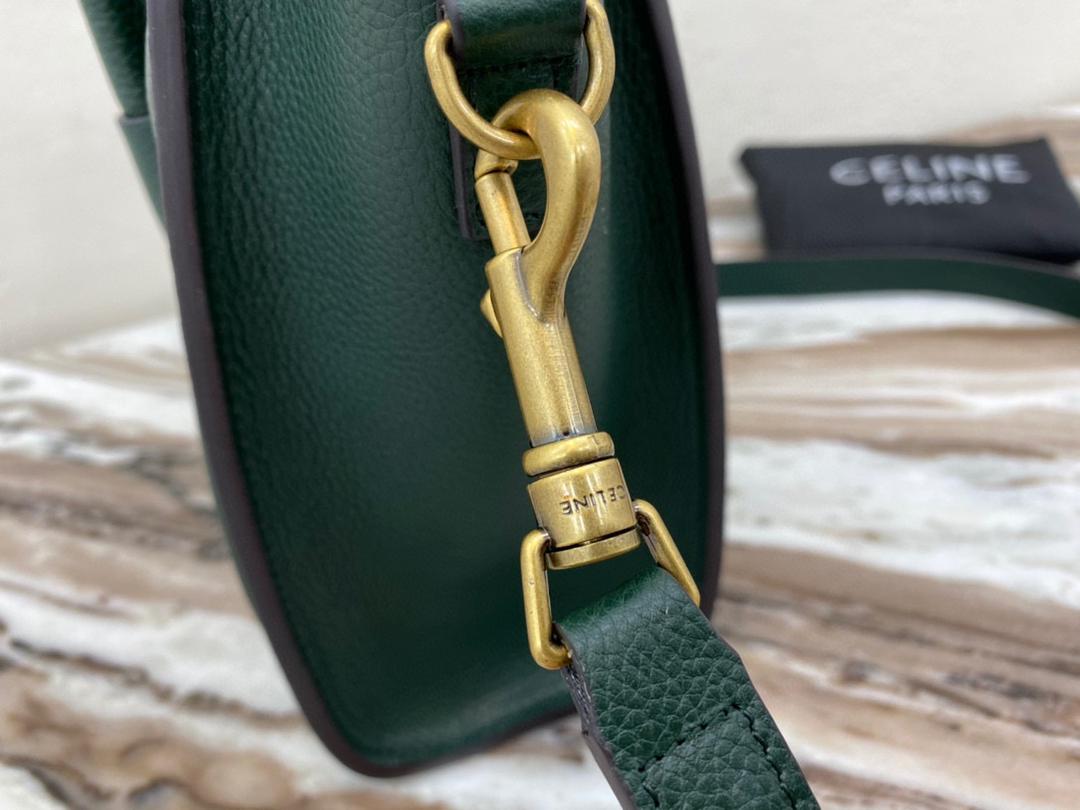 [TOP] CELINE Nano Luggage Bag 20x20x10cm - Amazon Green
