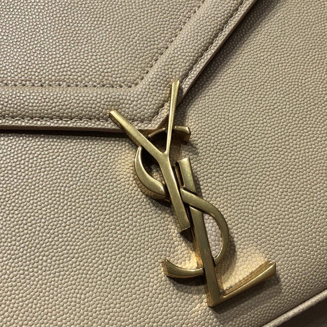 [TOP] Yves Saint Laurent YSL Cassandra Top Handle Bag - GHW