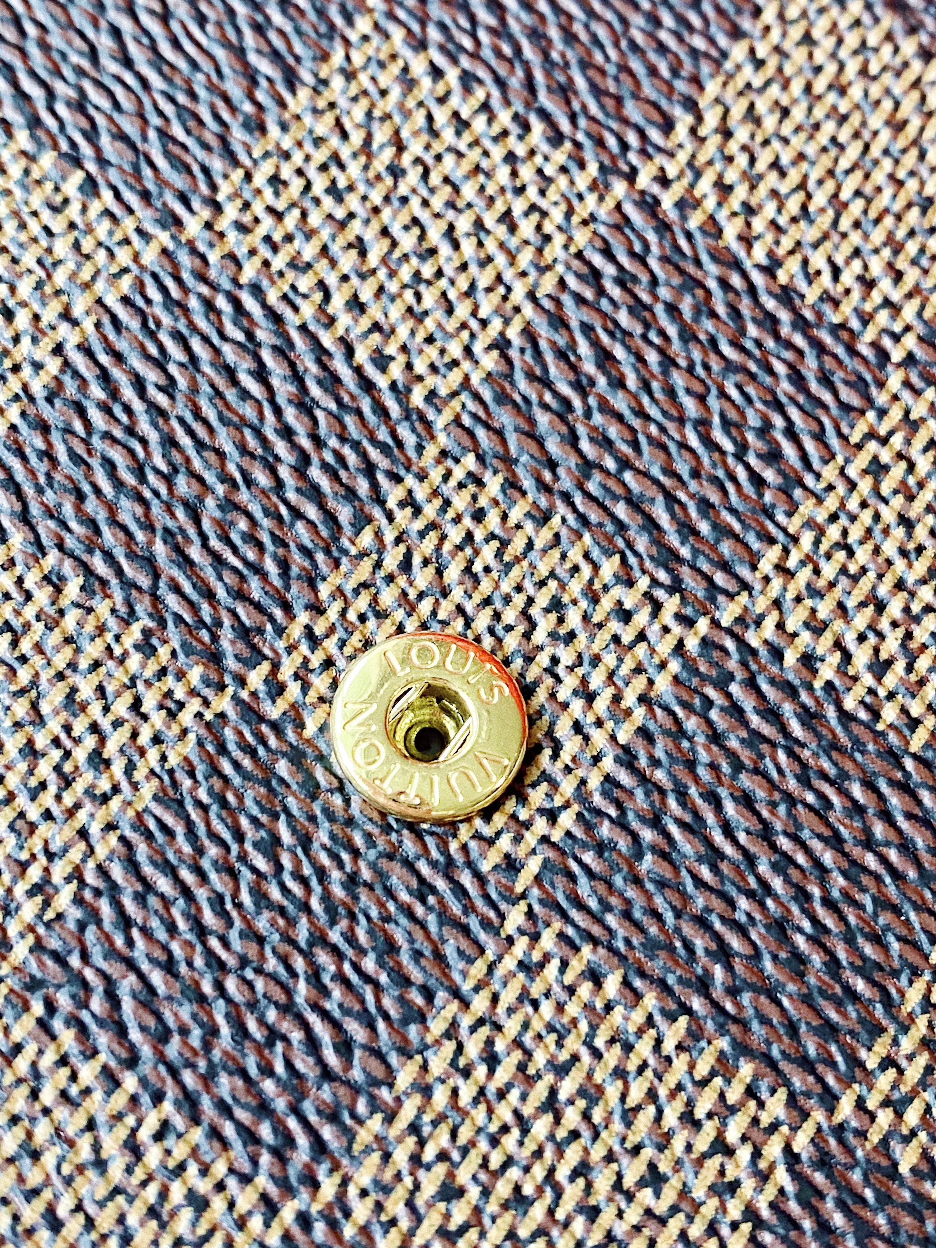 [TOP] Louis Vuitton LV £V Felicie Damier Ebene Bag 21X12X3cm - Red