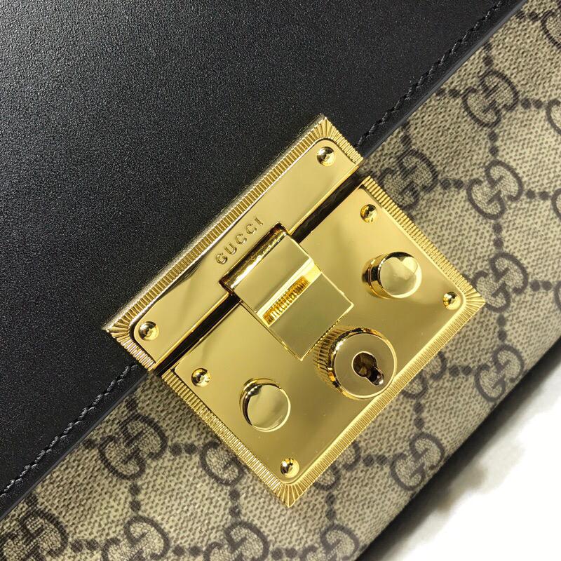 [TOP] GUCCI Padlock Supreme Medium 30x19x10cm Bag