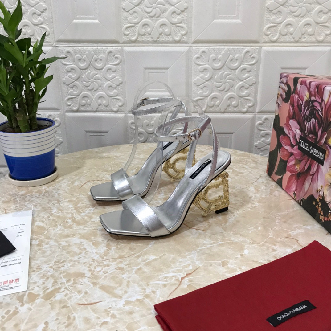 [TOP] Dolce & Gabbana D&G Crystal Logo Heels Pumps - 11 Colours