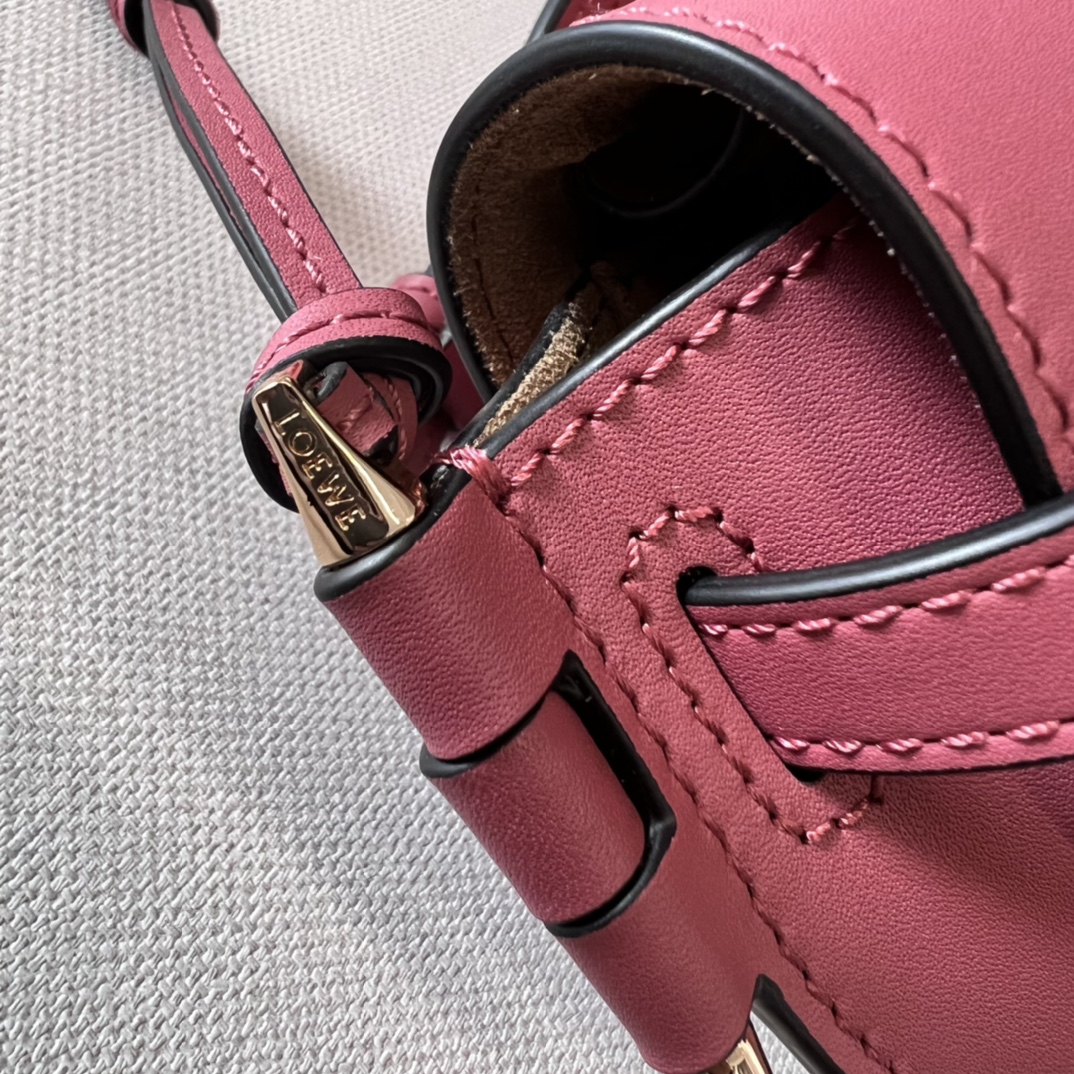 [TOP] LOEWE Mini Gate Bag 21x12.5x9.5cm - Pink
