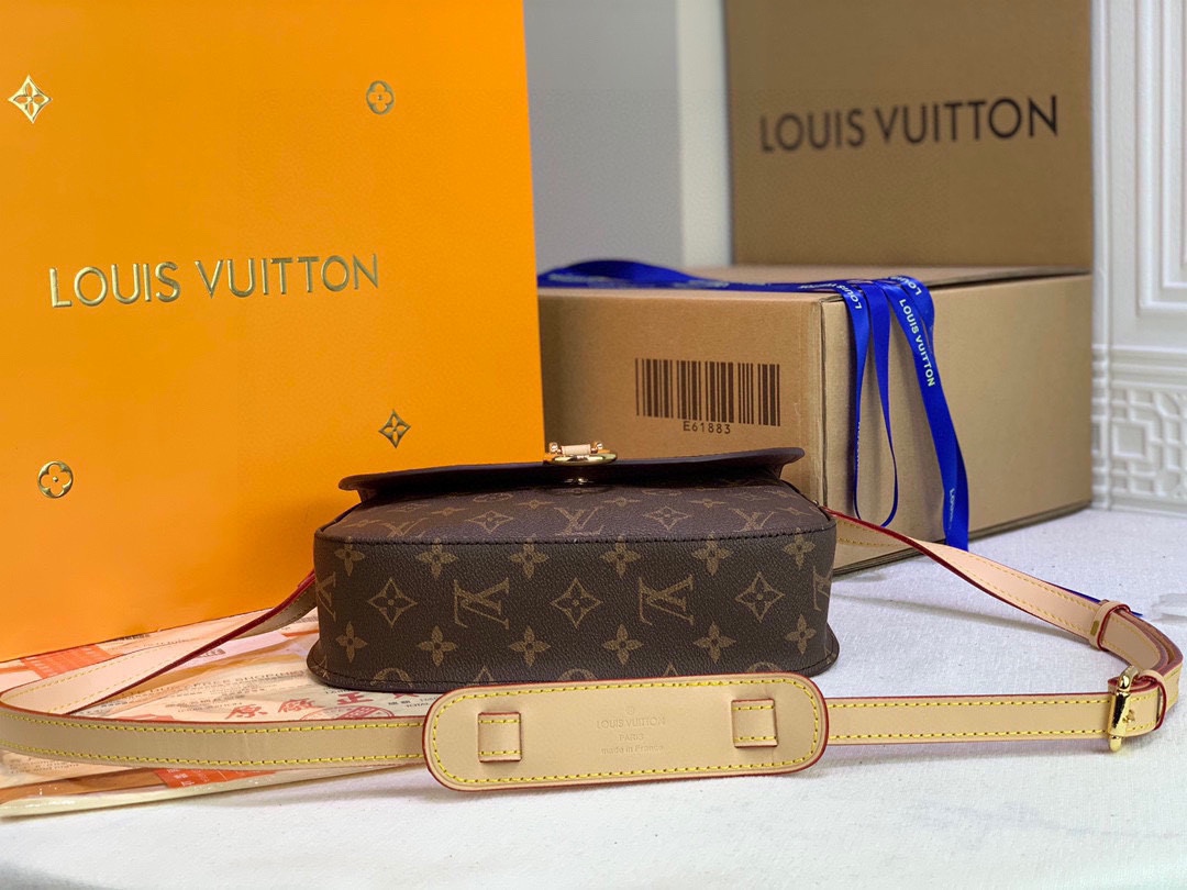 [TOP] Louis Vuitton LV LVSaint Cloud Monogram canvas bag