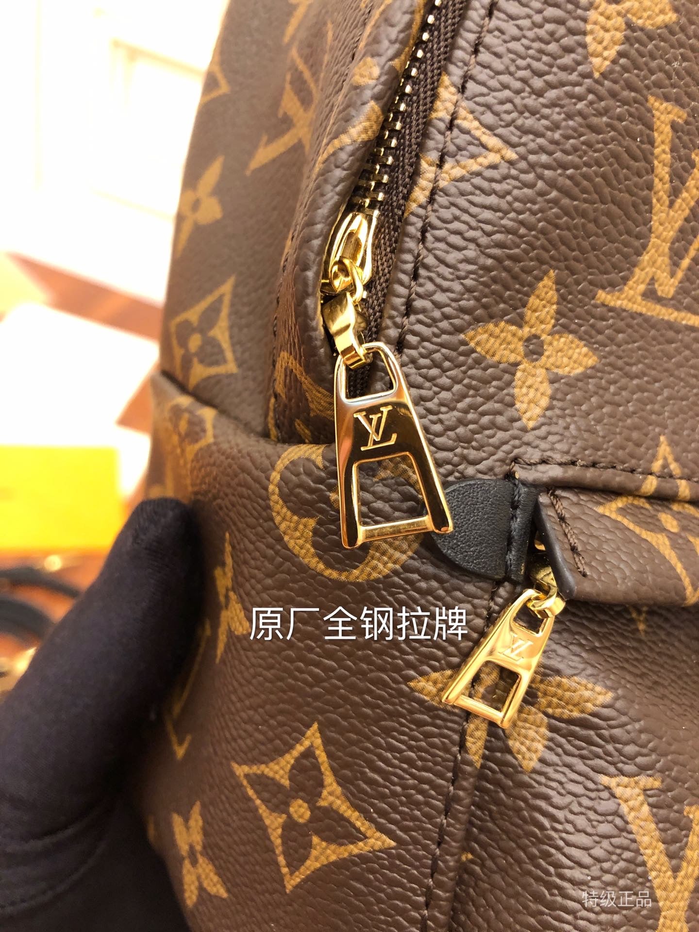 [TOP] Louis Vuitton LV £V Monogram Palm Springs Mini Backpack  16cm x 21.5cm x 9.5cm-Brown