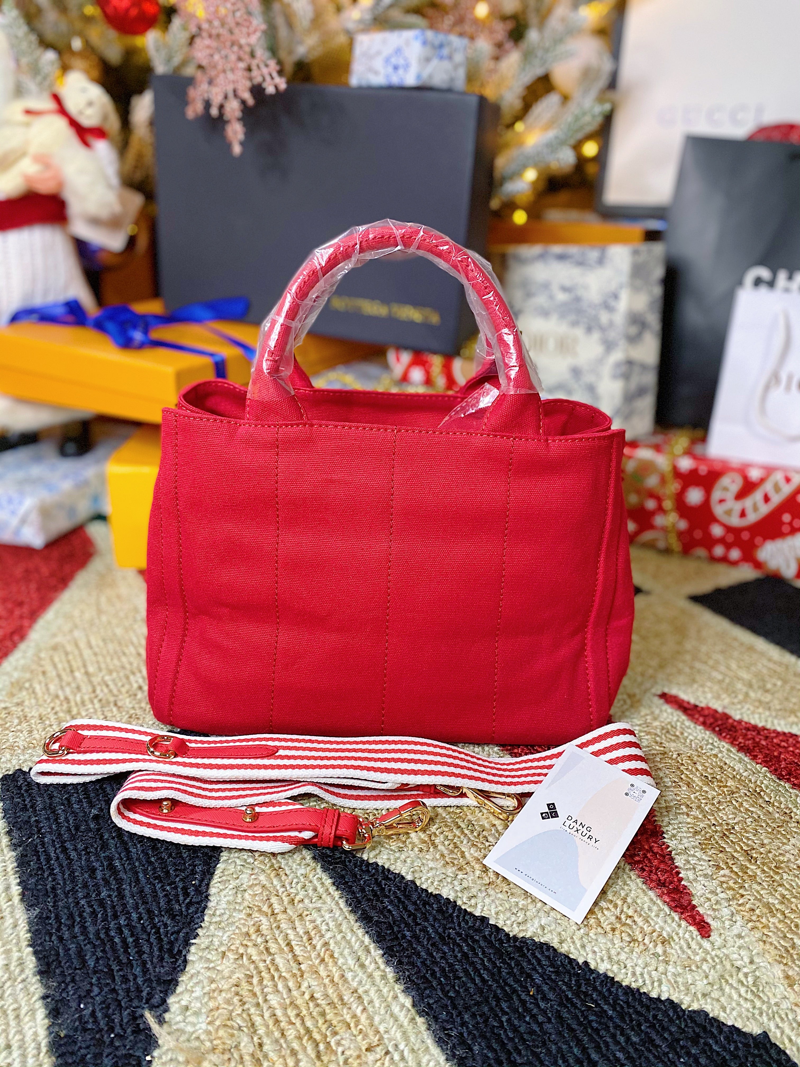 [TOP] PRADA Tote Bag - RED