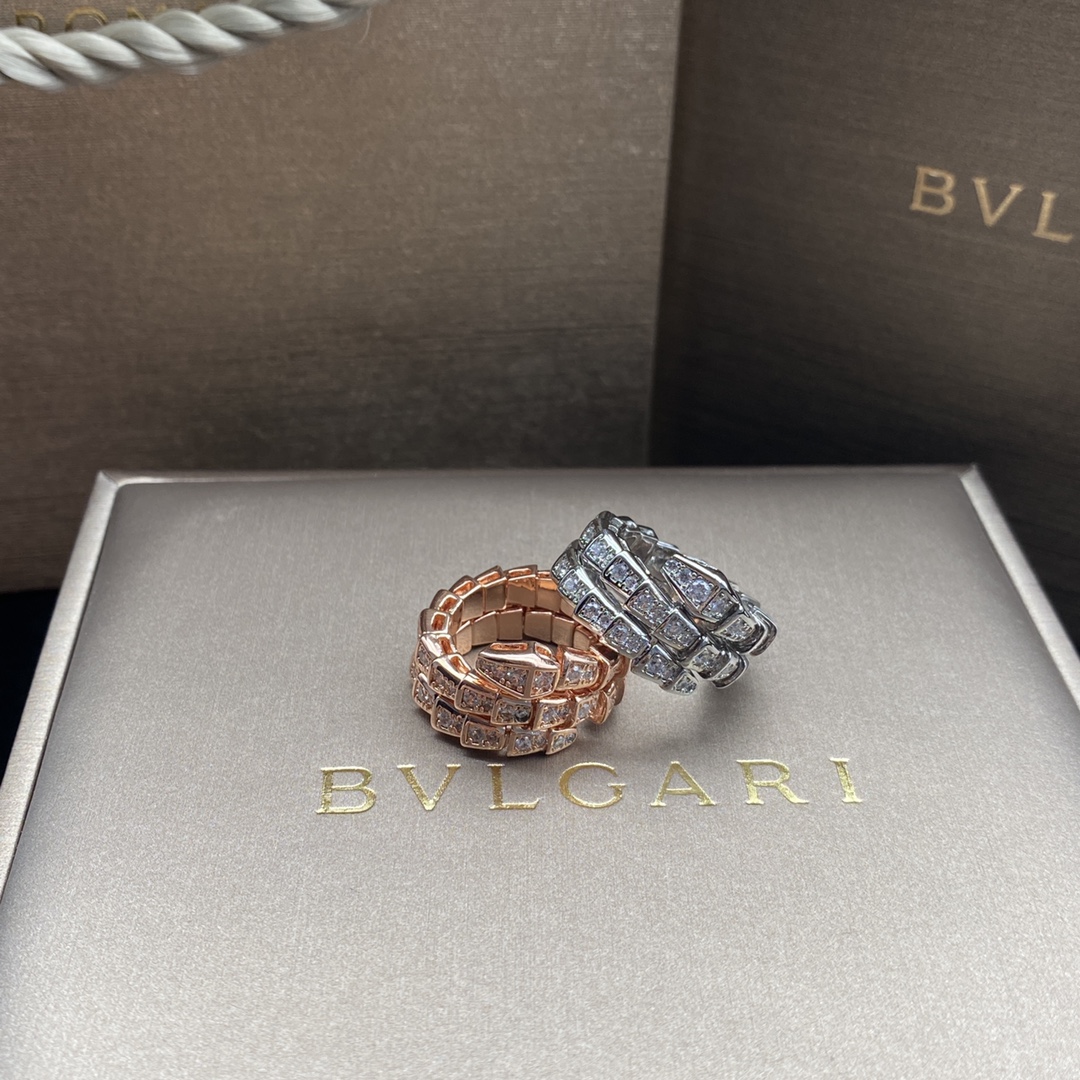 [TOP] BVLGARI Serpenti Viper Ring - 2 Color