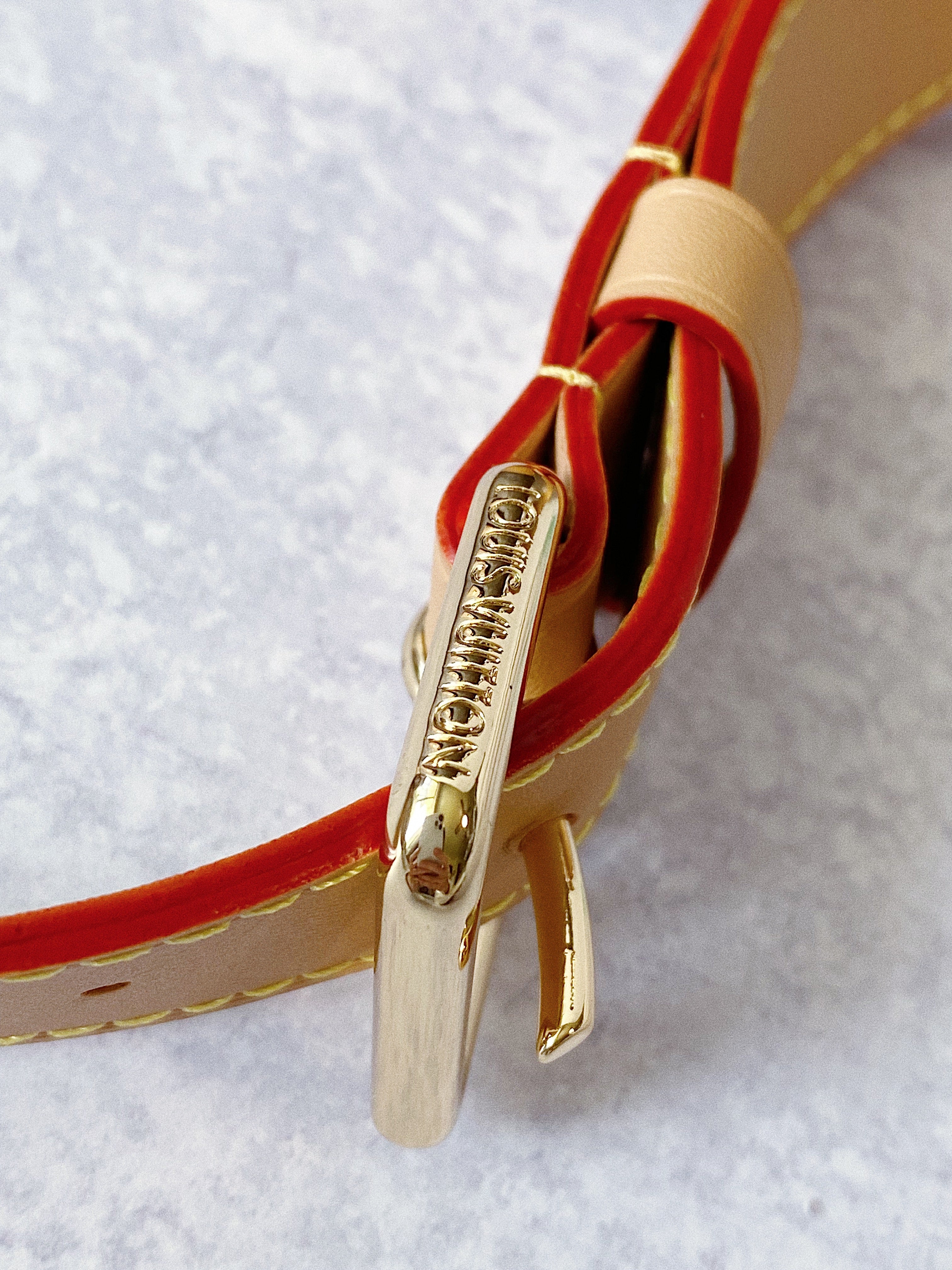 [TOP] Louis Vuitton LV Odeon Monogram Crossbody Bag 28x25x9cm - Beige Trim Leather