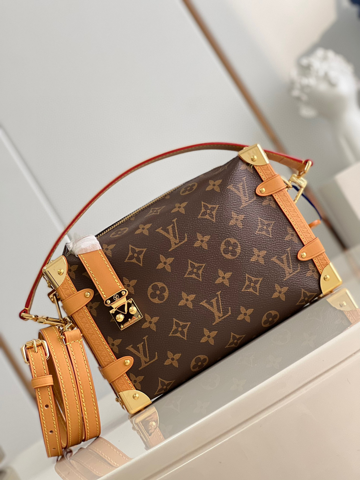 [TOP] Louis Vuitton LV Side Trunk Bag PM 23.5*8.5*16cm - Monogram