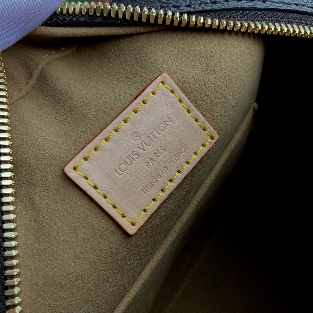 [TOP] Louis Vuitton LV £V Reverse Monogram Boite Chapeau Souple MM 20x22.5x8 CM-Brown