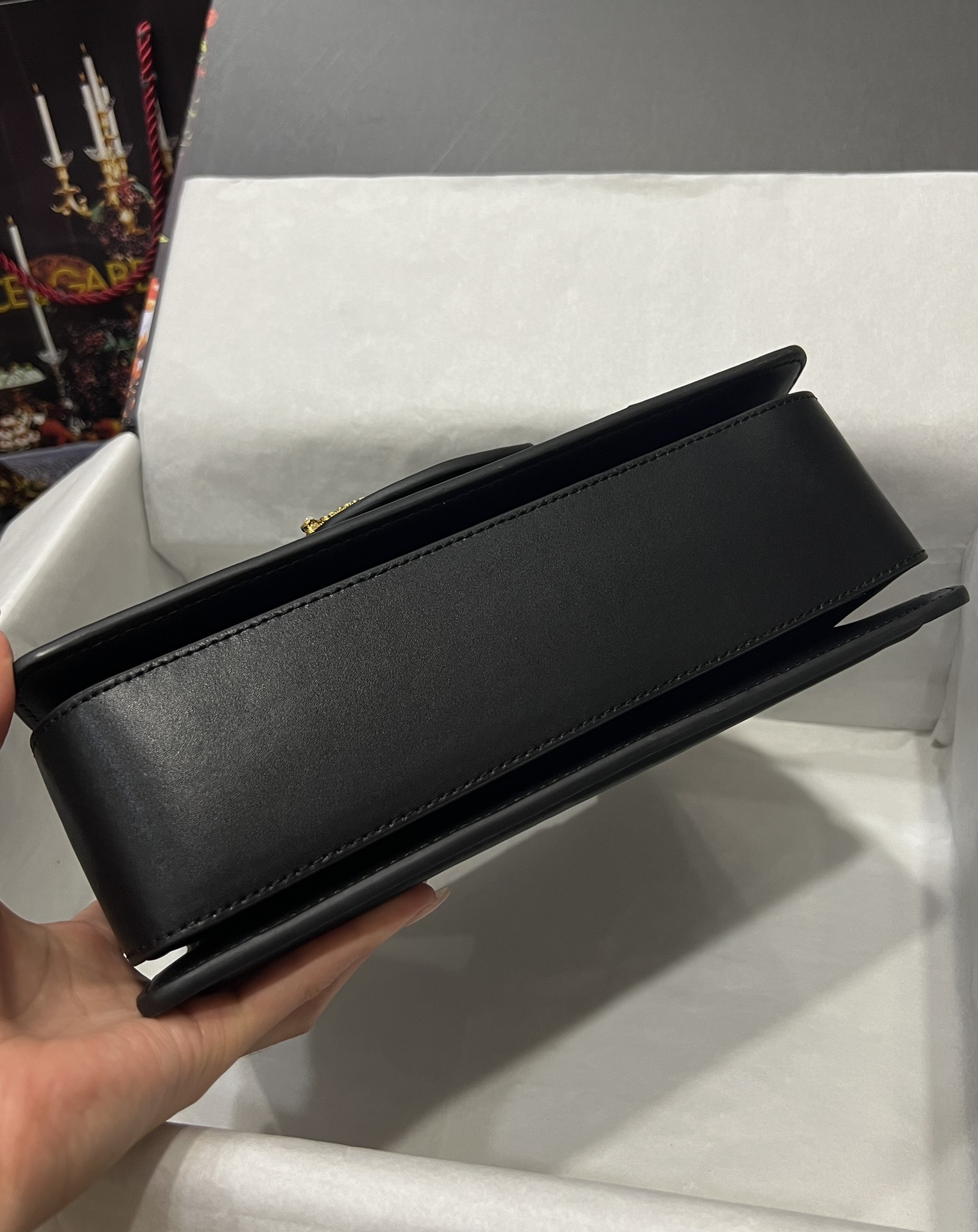 [TOP] Dolce & Gabbana D&G Nappa Leather DG Girls Handbag 27*18*8cm - 6 Color