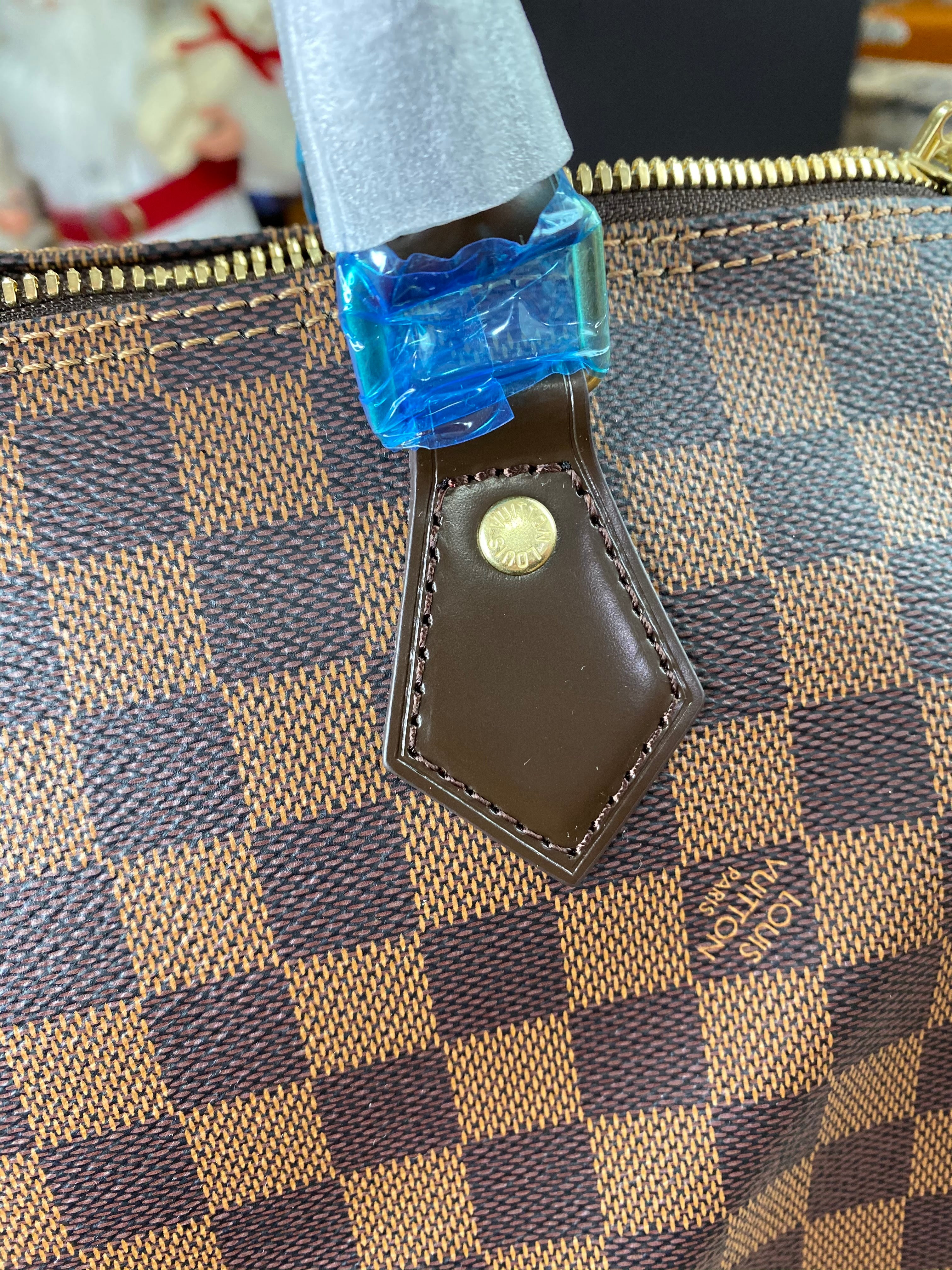[TOP] Louis Vuitton LV  Speedy 30 Bag 30x21x17cm - Damier Ebene