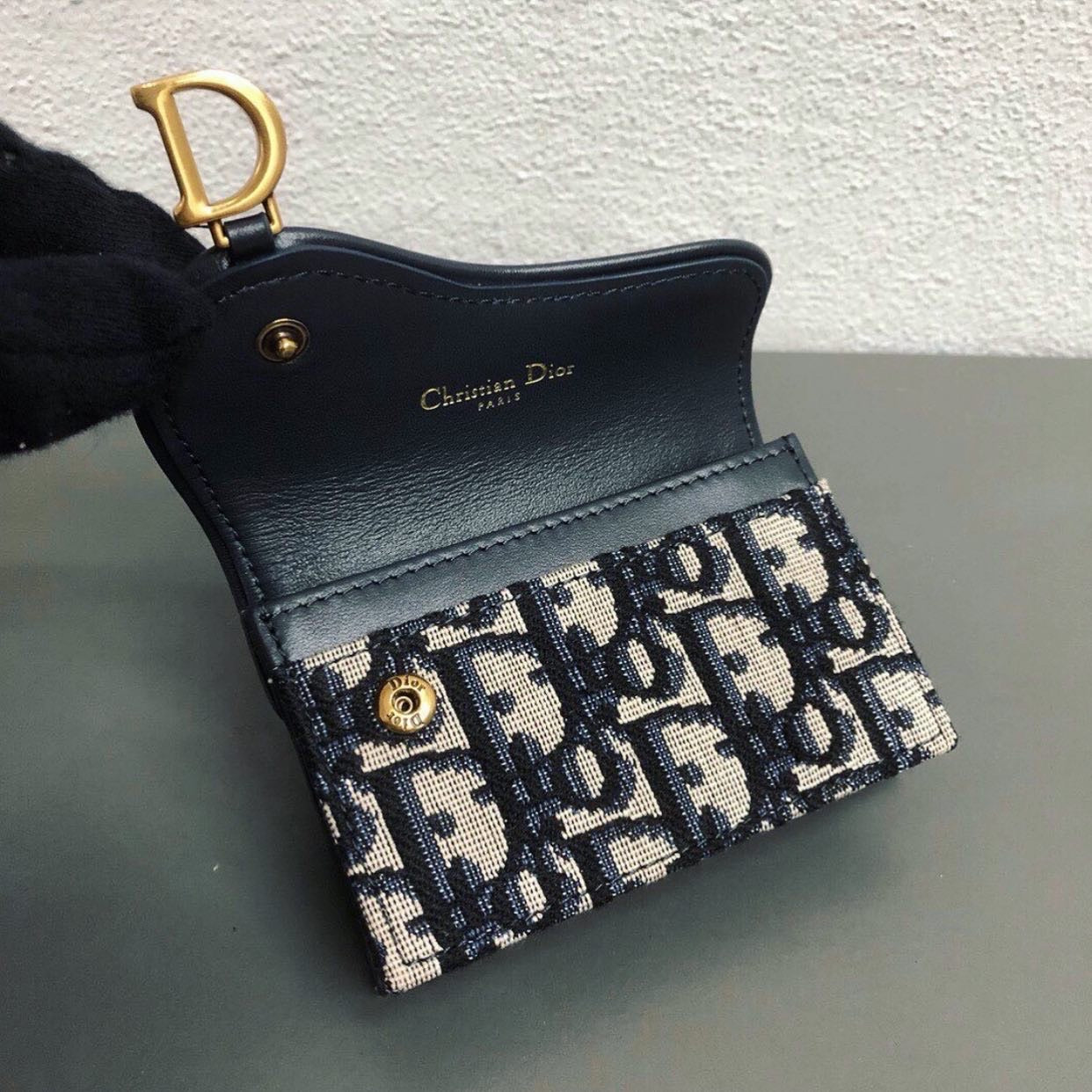 [TOP] Christian Dior Saddle Lotus Wallet
