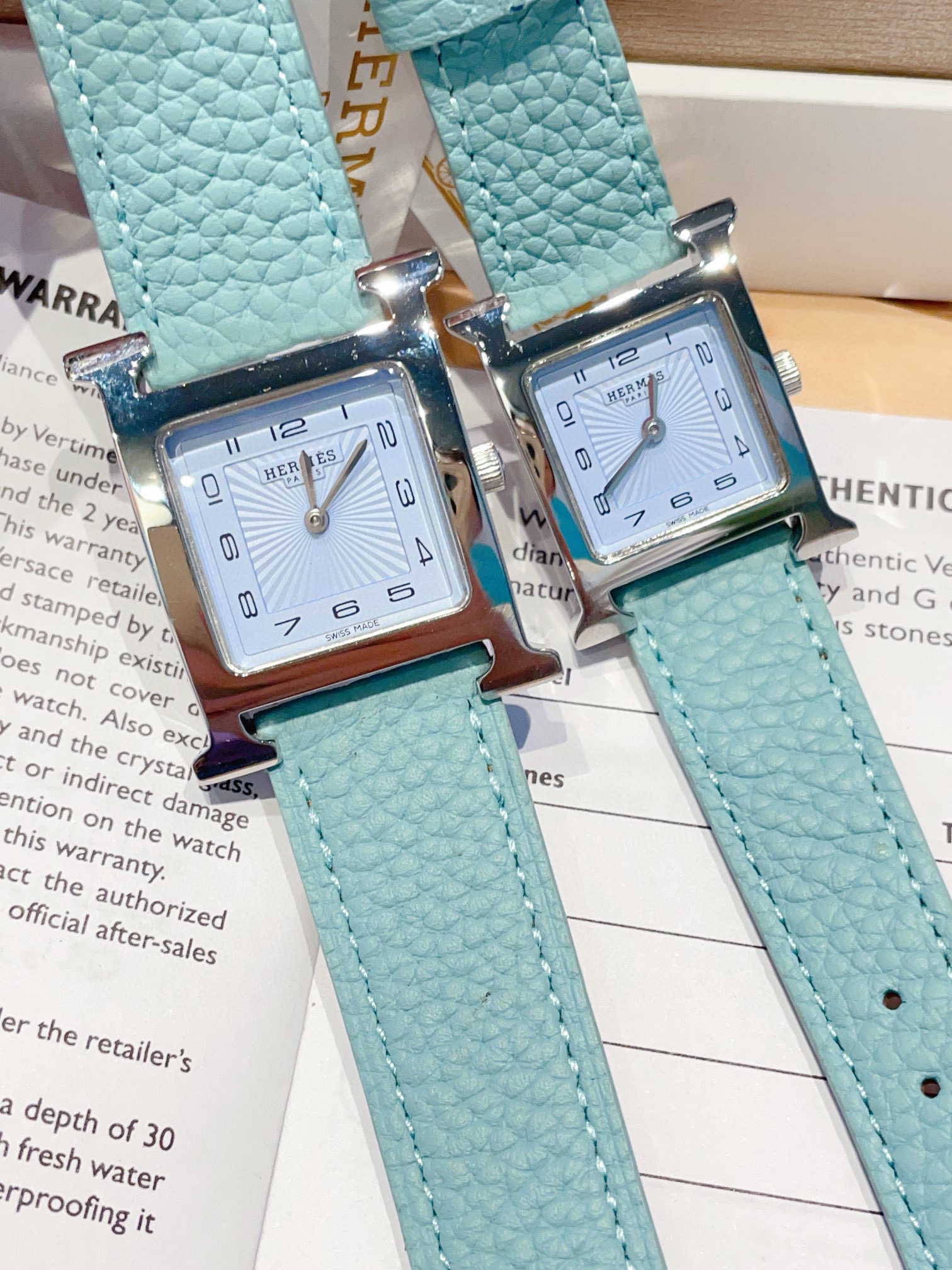 [TOP] HERMES Heure H Watch 21/26mm - Blue