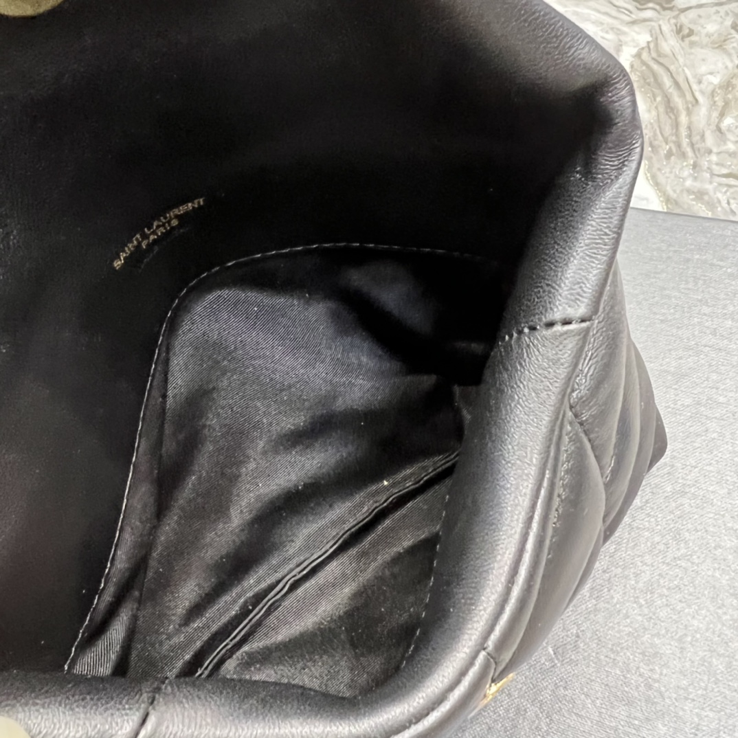 [TOP] Yves Saint Laurent YSL Loulou Puffer Handbag with Card Holder - 2 Color