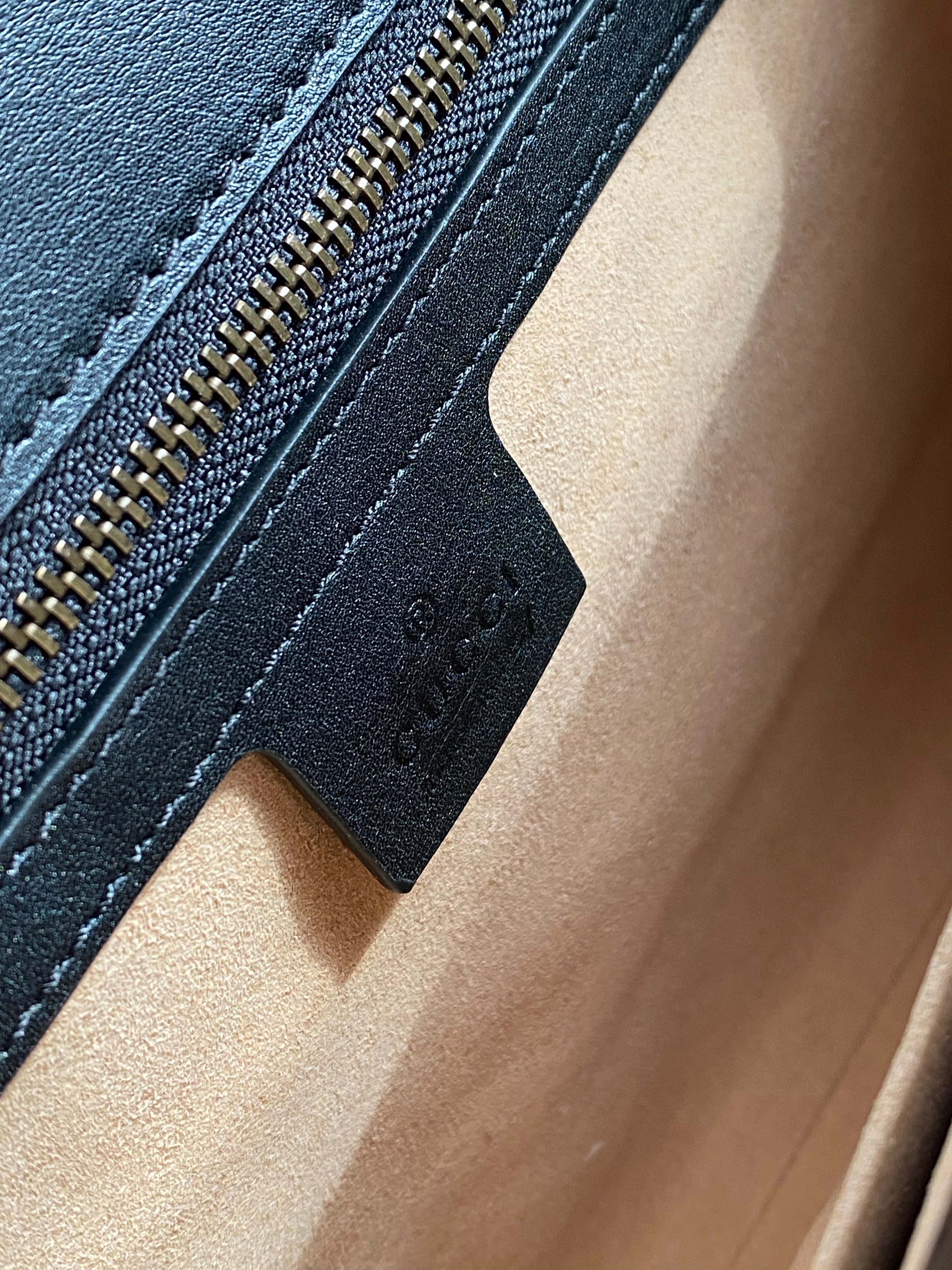 [TOP] GUCCI GG Marmont Bag 2.0 Clutch - Black