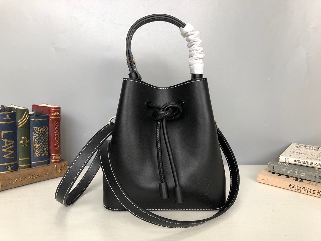 [TOP] Louis Vuitton LV L*V Neonoe BB Bucket Epi Bag - Black