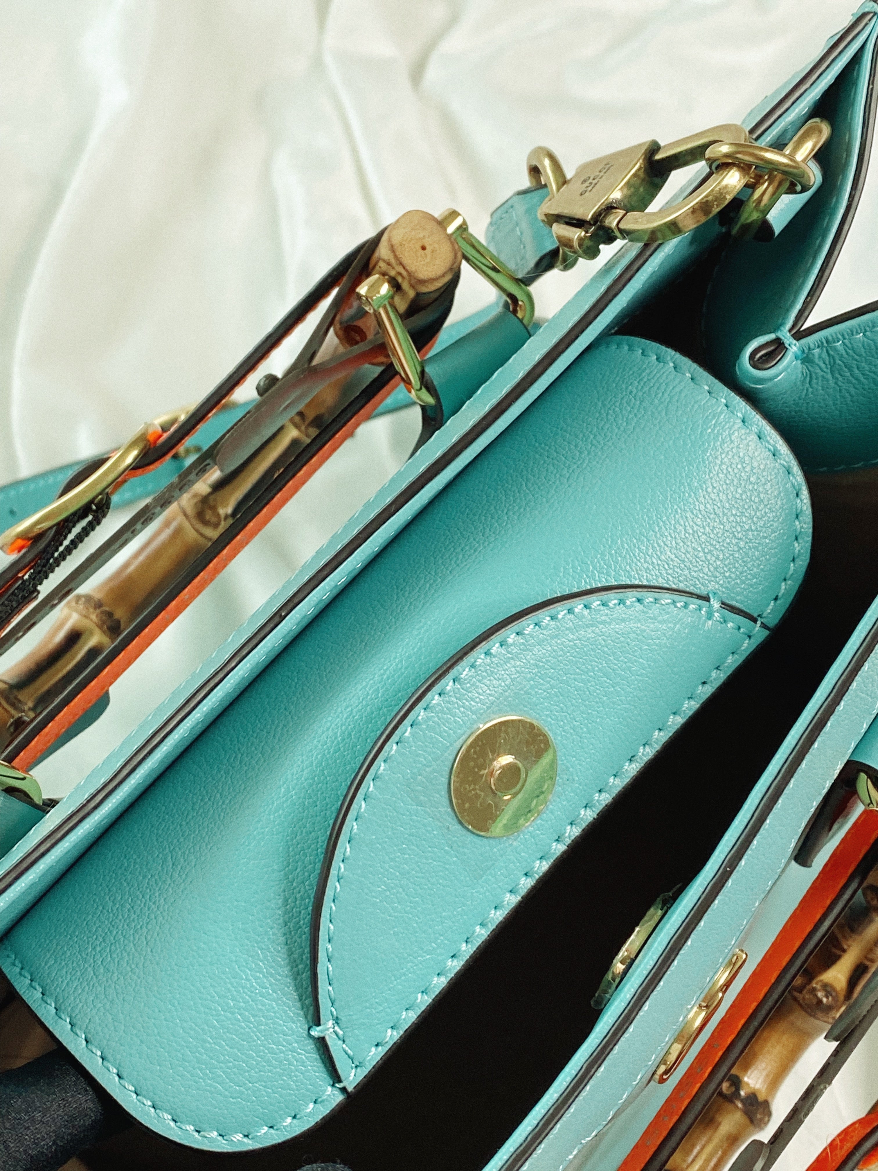 [TOP] GUCCI Diana Bag Medium - Teal