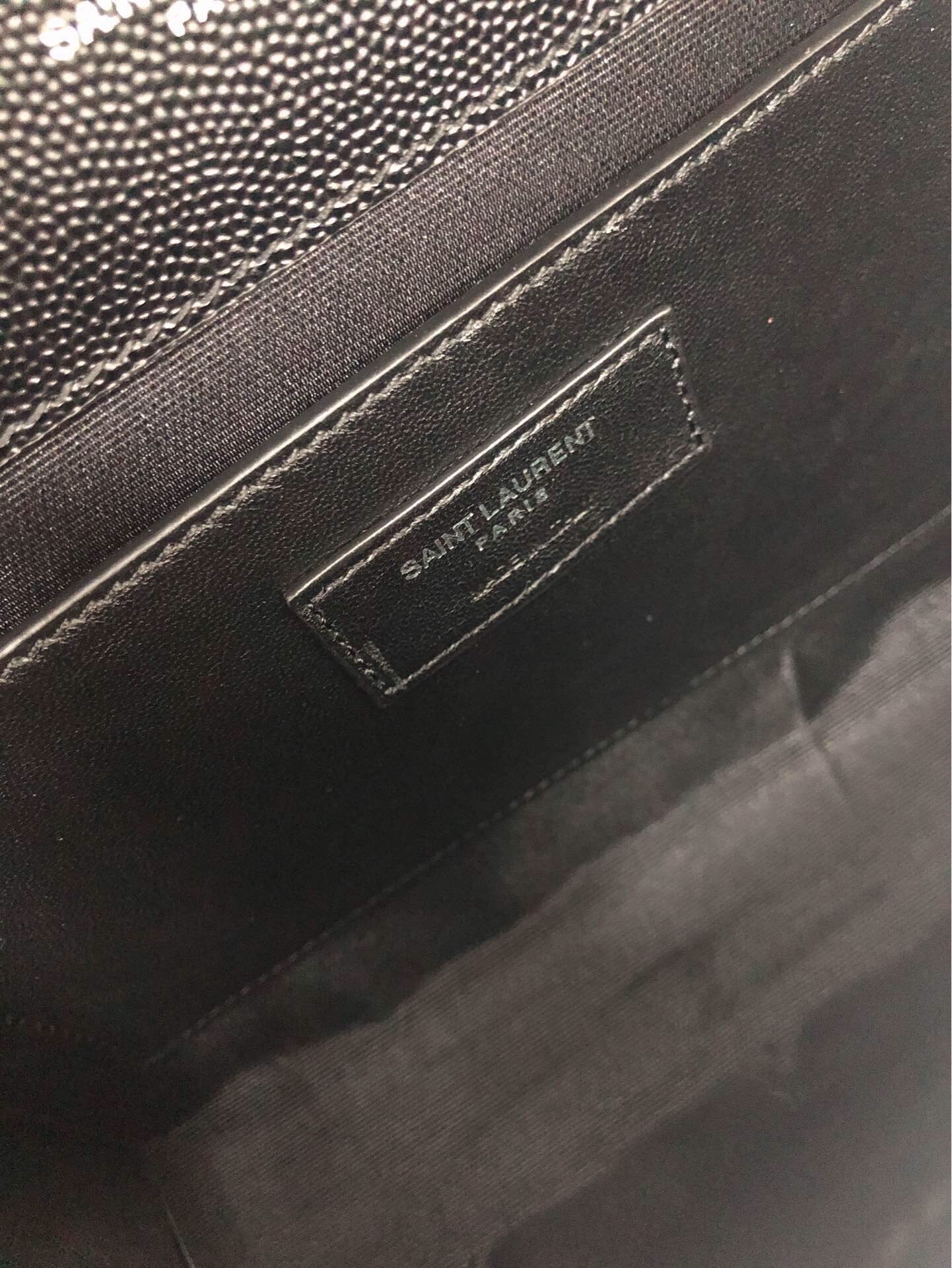 [TOP] Yves Saint Laurent YSL Envelop Shoulder Bag Medium 24×17.5×6cm - ALL BLACK