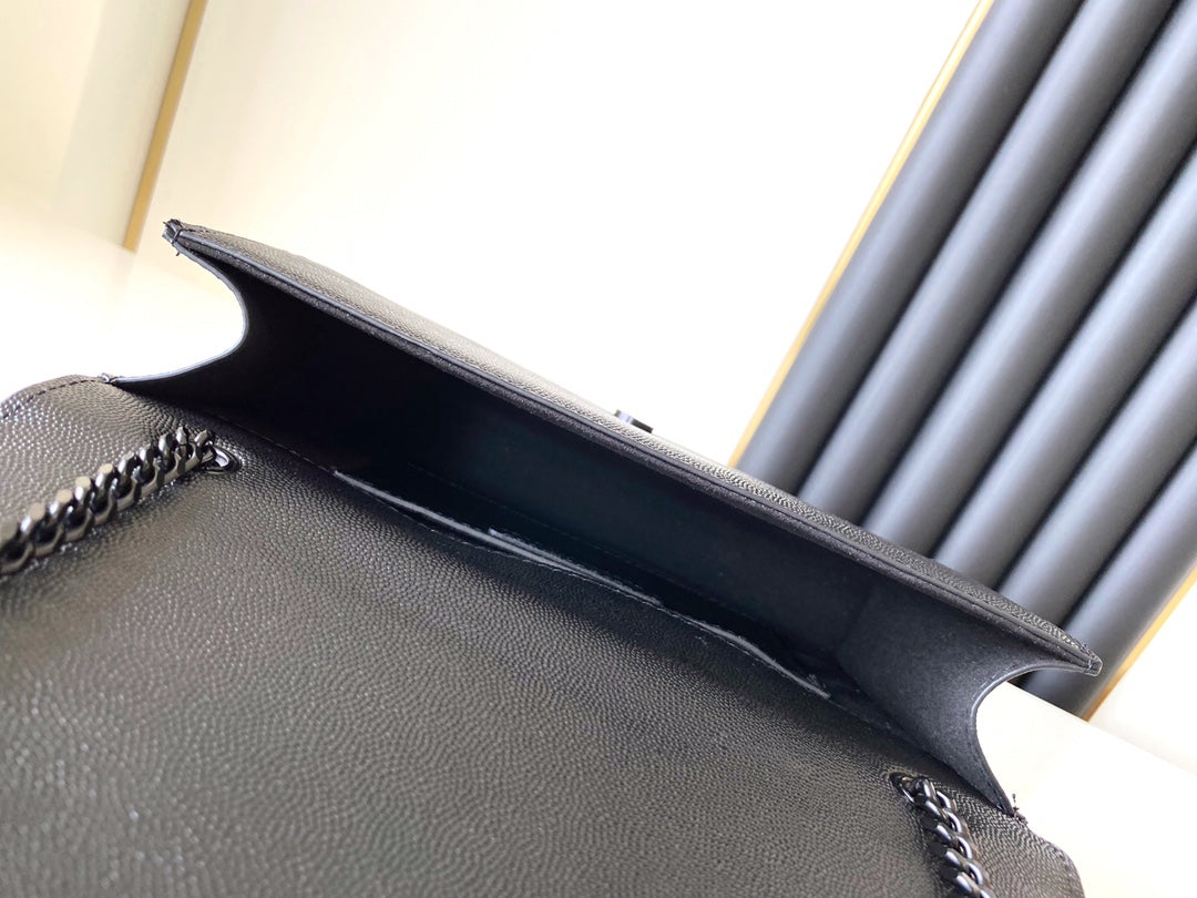 [TOP] Yves Saint Laurent YSL Classic Kate Monogram Medium Bag - All Black