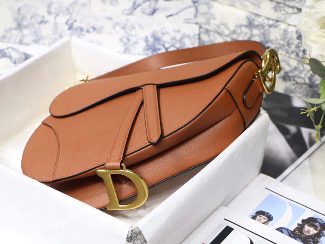 [TOP] Christian Dior Saddle Bag Medium - Brown