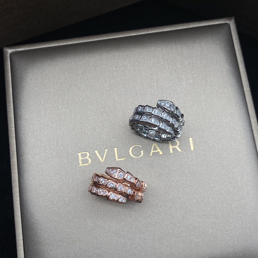 [TOP] BVLGARI Serpenti Viper Ring - 2 Color