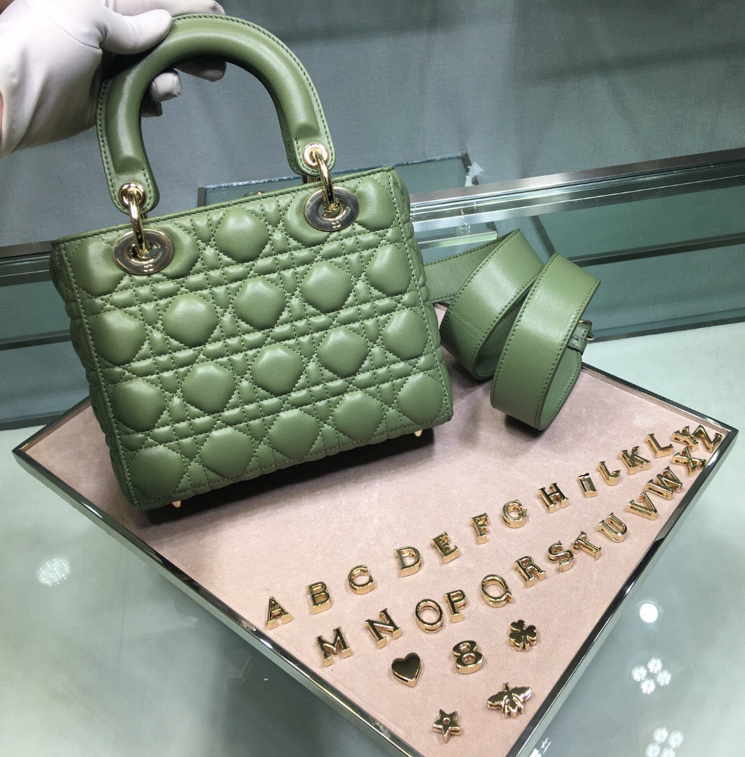 [TOP] Christian Dior Lady Christian Dior Bag Abc - Green