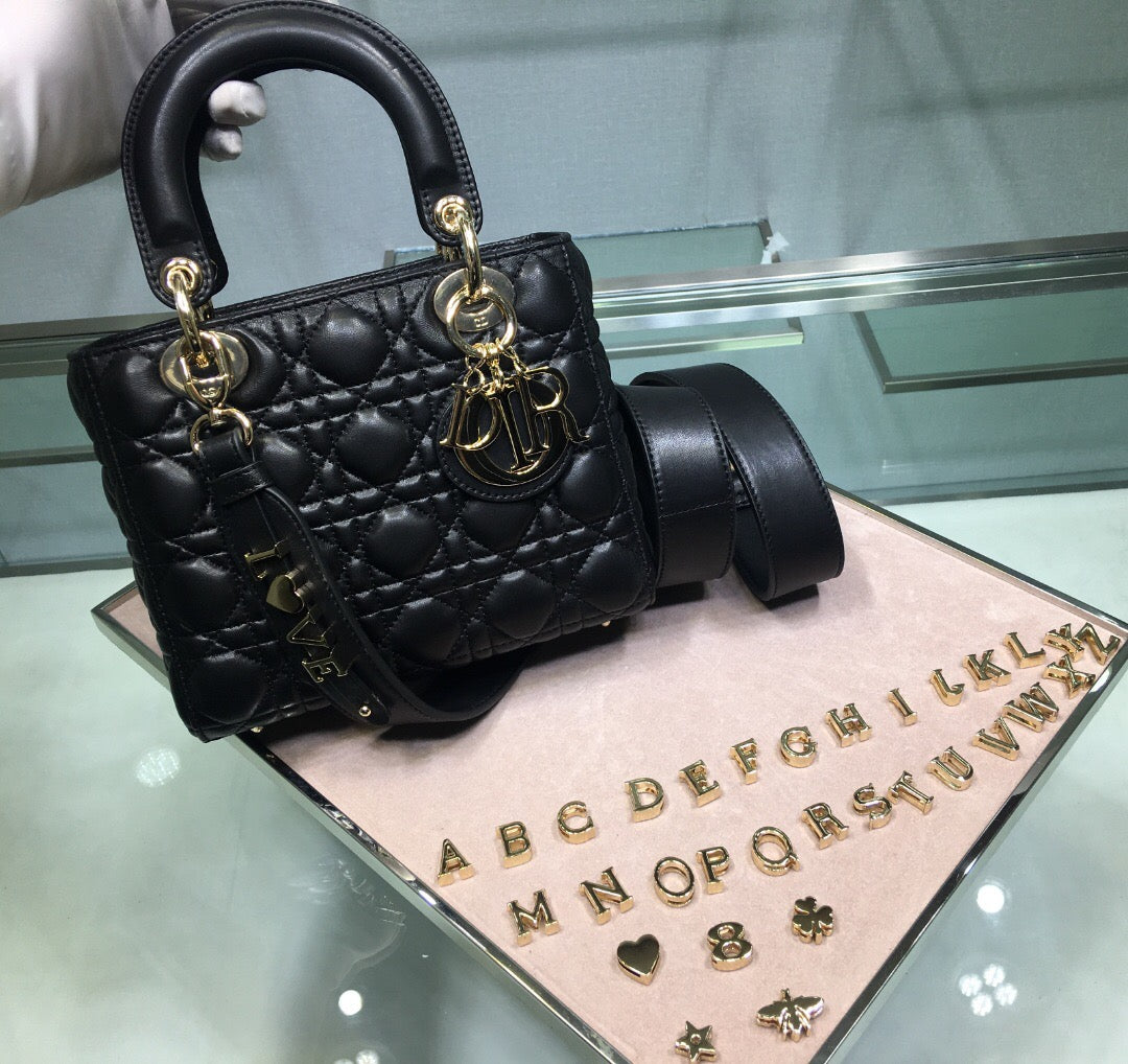 [TOP] Christian Dior Lady Christian Dior Bag ABC - Black