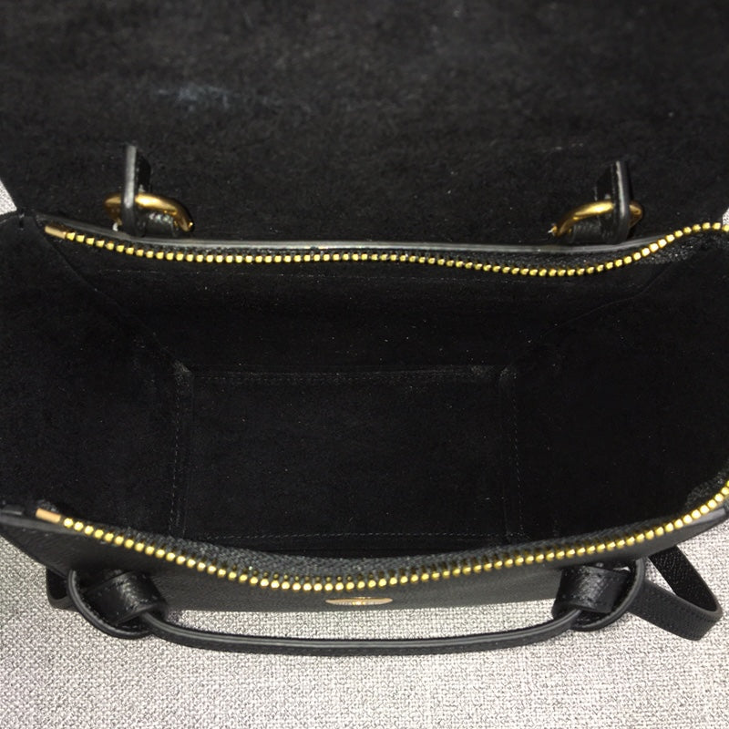 [TOP] CELINE Nano Belt Bag 20×20×10CM - Black
