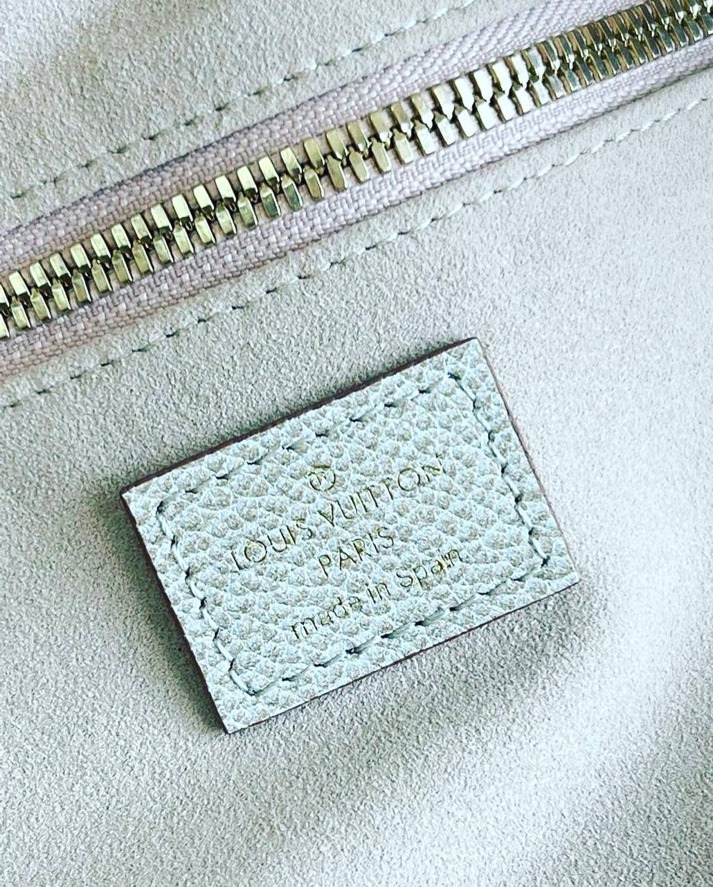 [TOP] Louis Vuitton LV  Neverfull Empreinte MM Bag 32x17x28cm - Beige