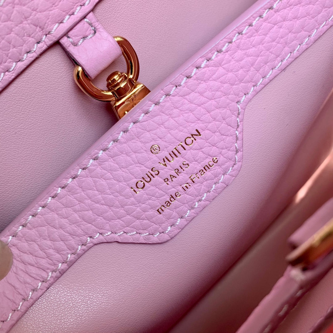 [TOP] Louis Vuitton LV Capucines BB 27x18x9cm- Red