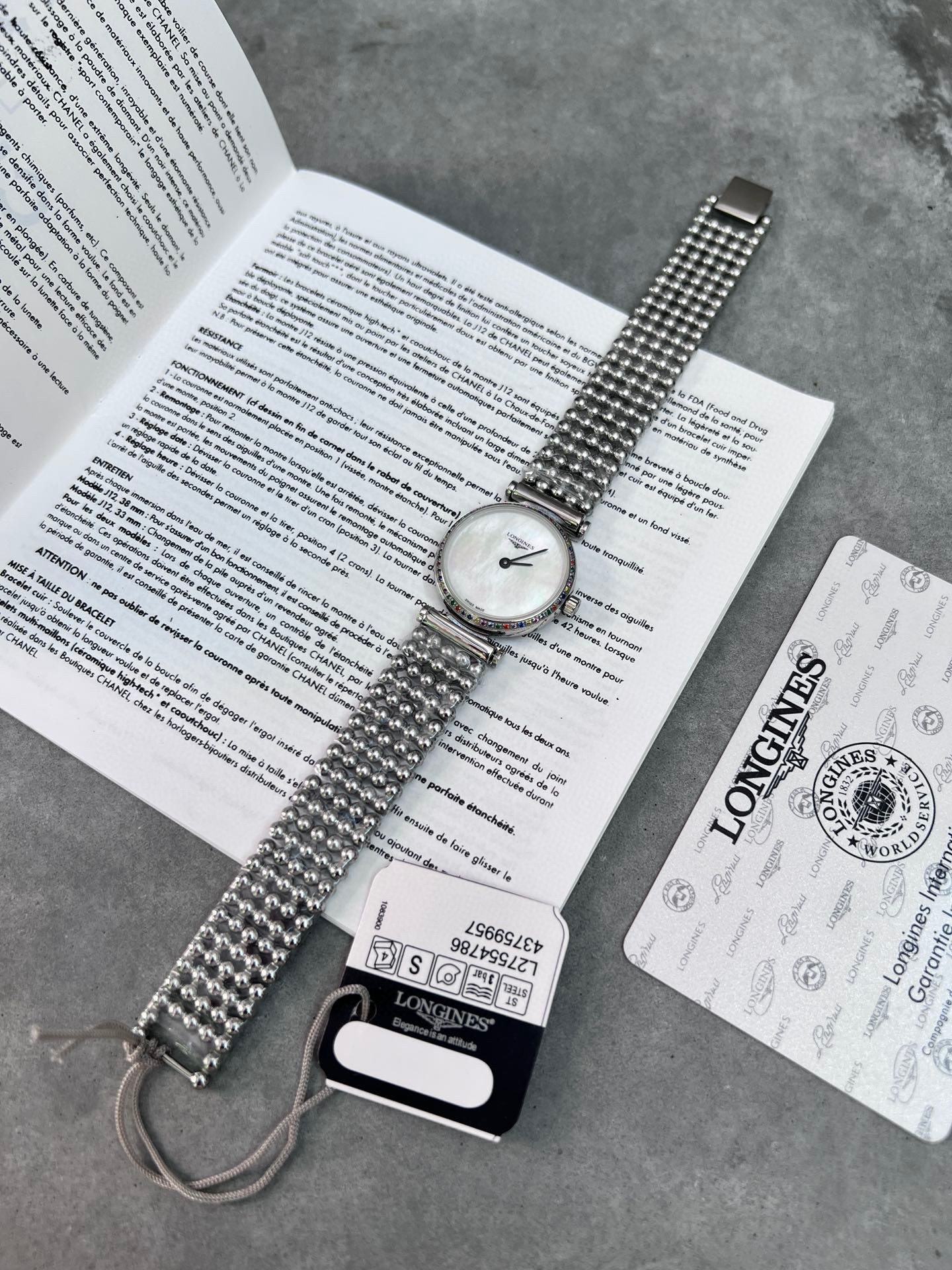 [TOP] LONGINES Colourful Diamonds Lady Watch - 2 Colors