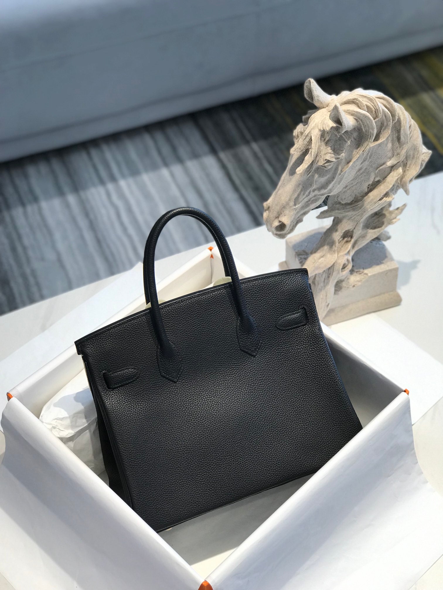 [TOP] HERMES Birkin Togo 30cm - Black w GHW