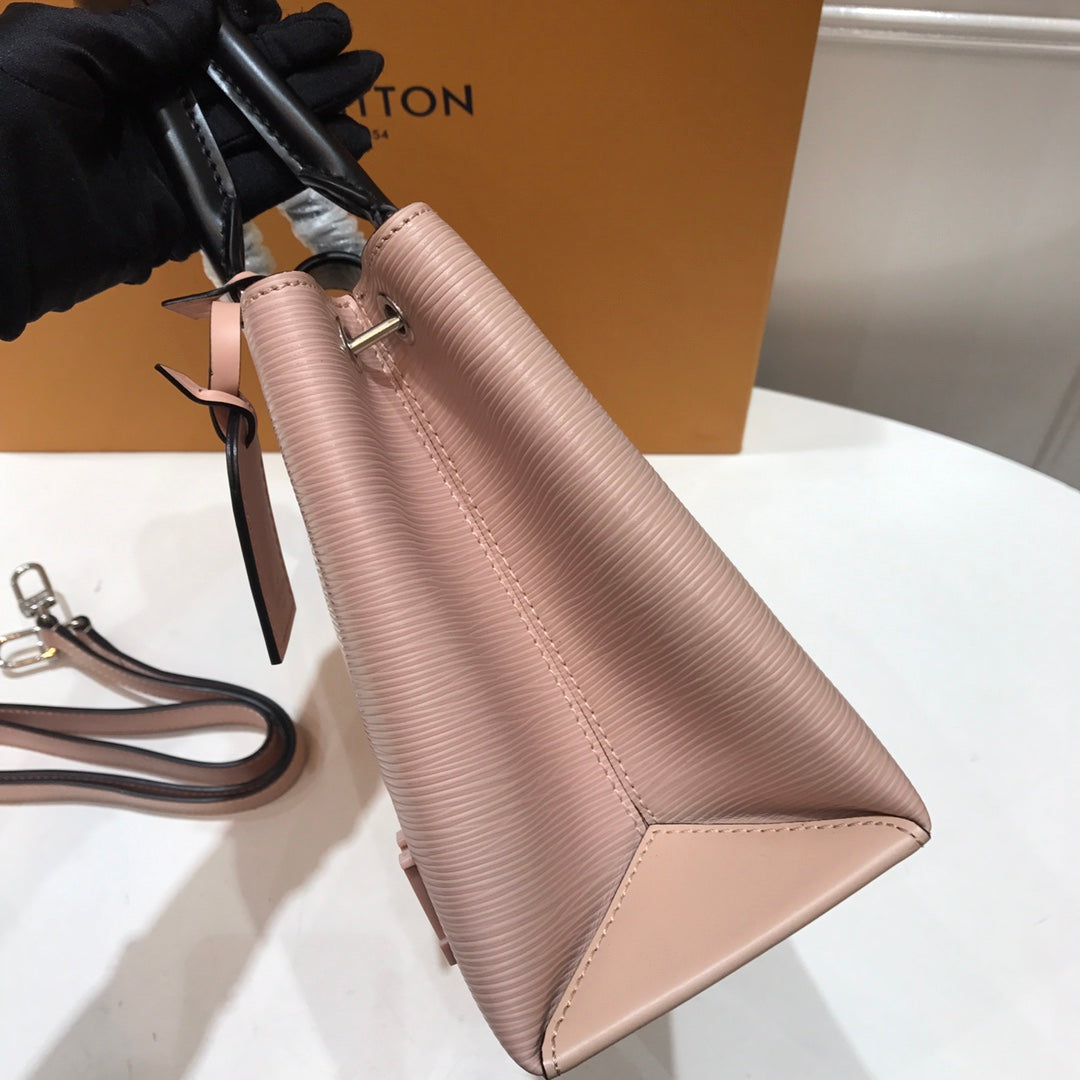 [TOP] Louis Vuitton LV L*V Epi Kleber PM Bag 31×20×11CM- Pink