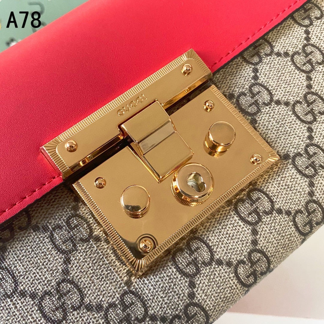 [TOP] GUCCI Padlock Small Shoulder Bag - PINK