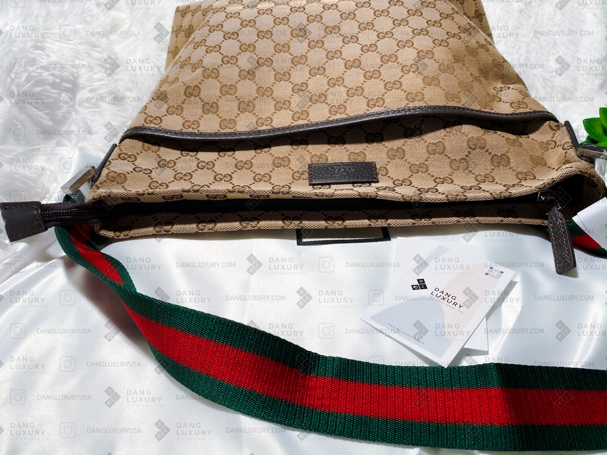 [TOP] GUCCI Supreme Messenger Shoulder Bag