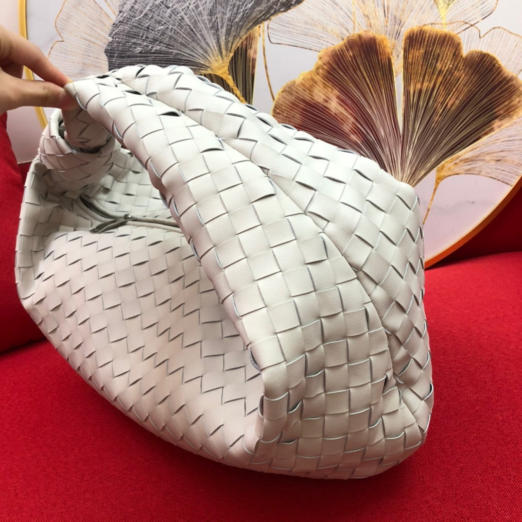 [TOP] Bottega Veneta BV  Jodie Shoulder Bag - White