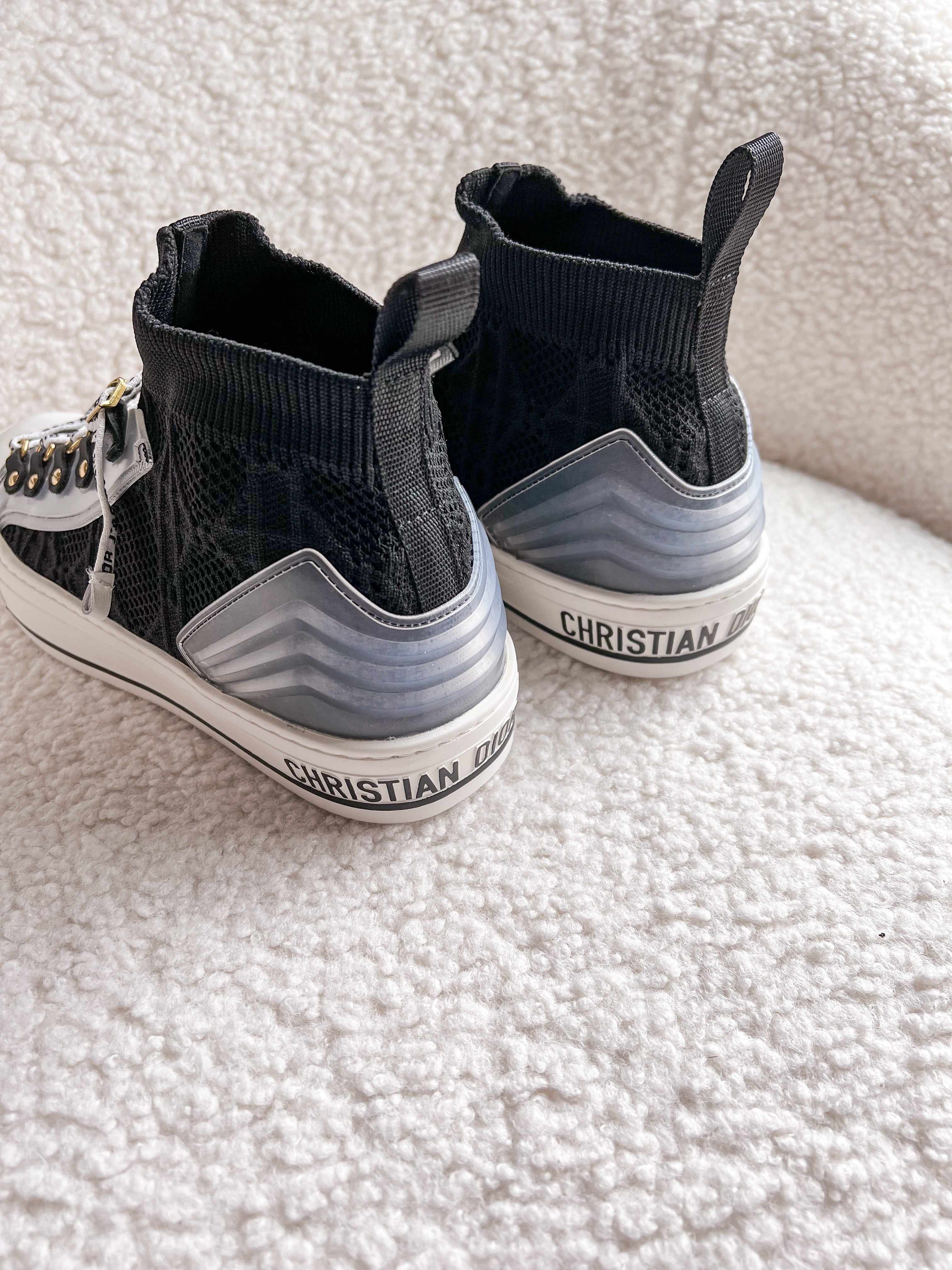 [TOP] Christian Dior Walk’n’Sneaker Cannage Technical Mesh - Black