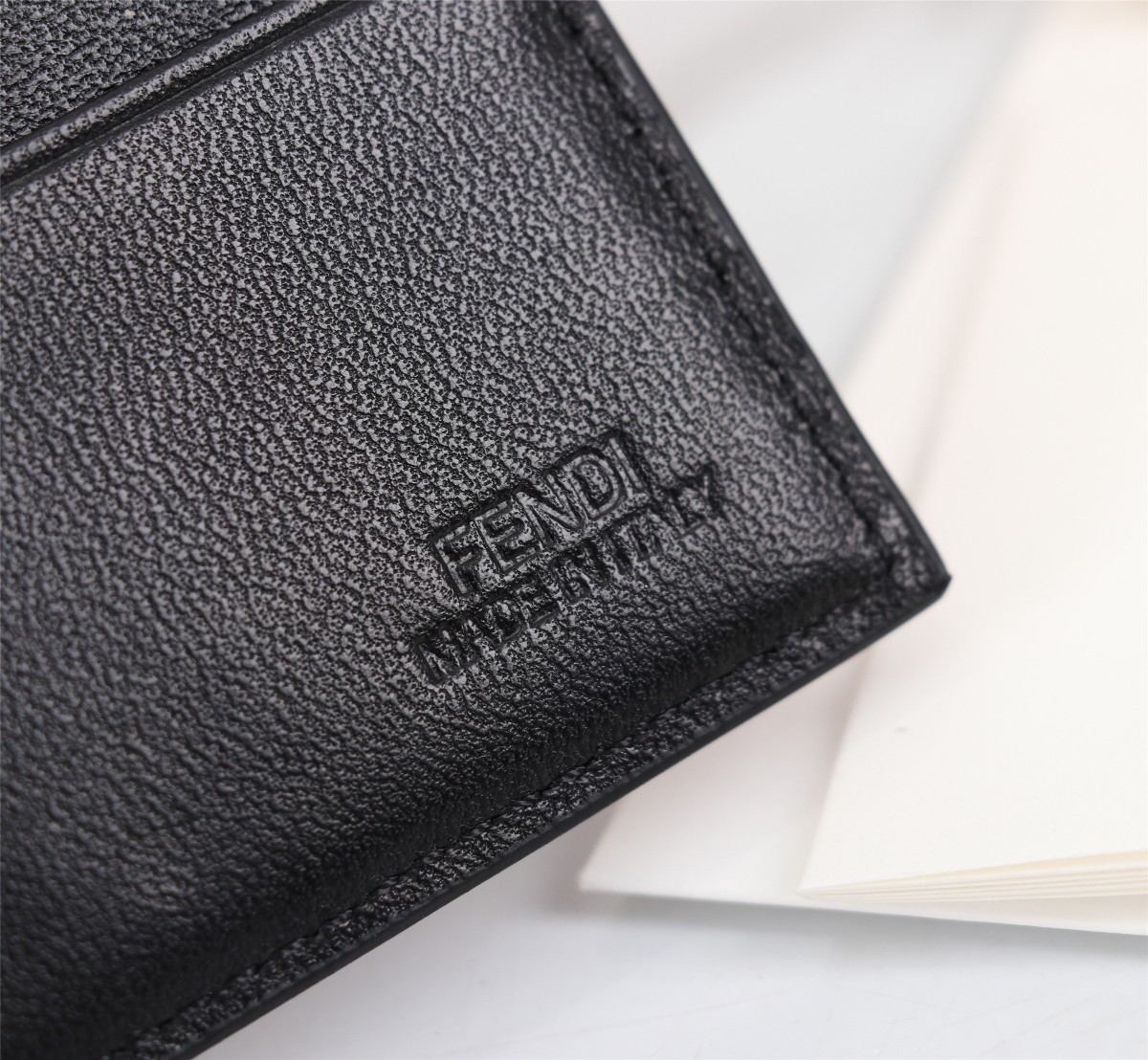 [TOP] FENDI PVC Leather Wallet