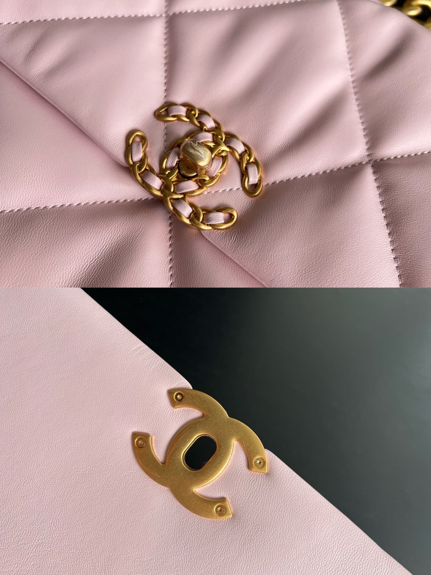 [TOP] CHANEL 19 Bag Maxi 36cm - Pink Sakura